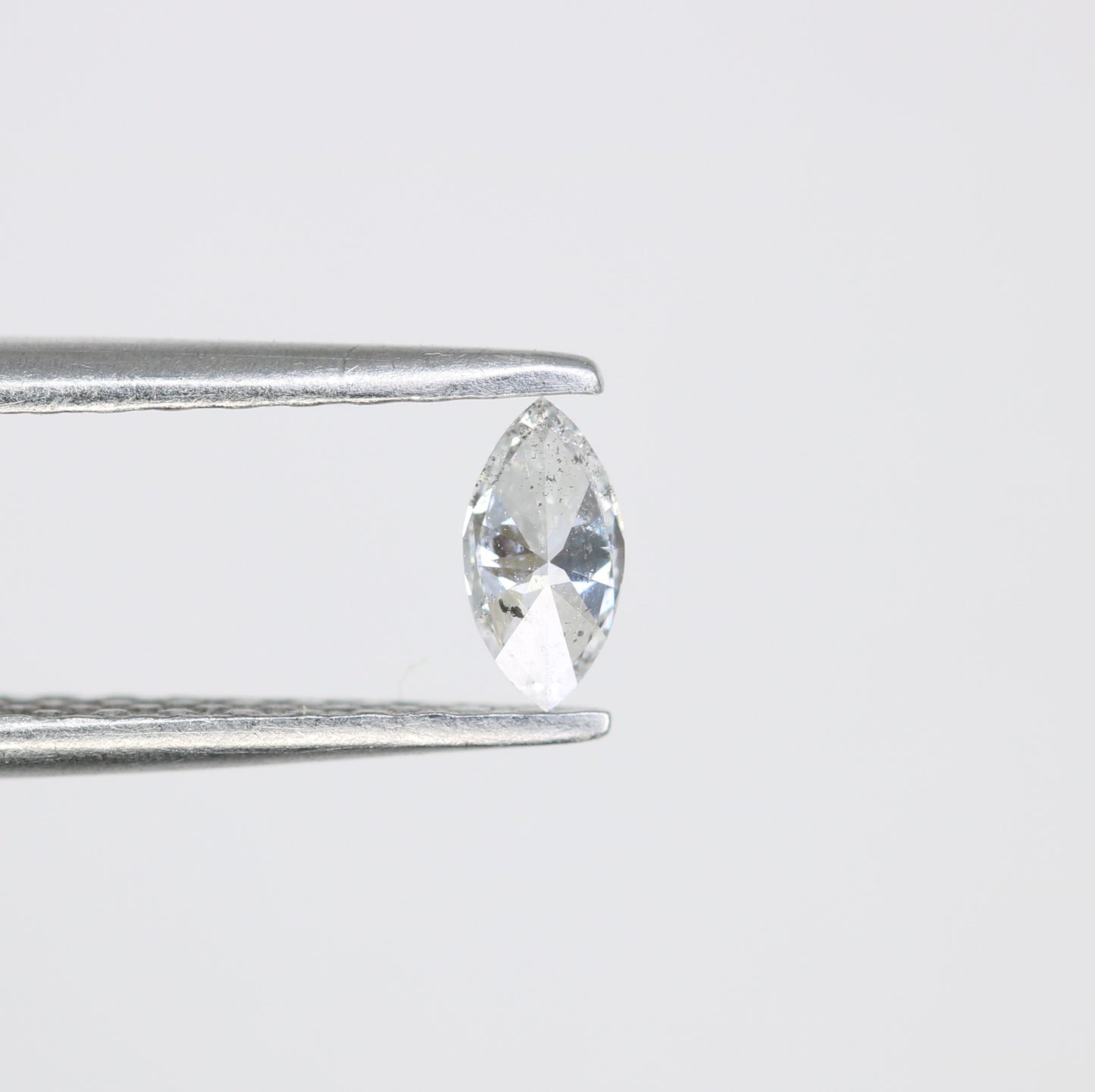0.14 CT Pear Shape Black Natural Salt and Pepper Loose Diamond – Perfect for Custom Jewelry - JayKrishna Diamond