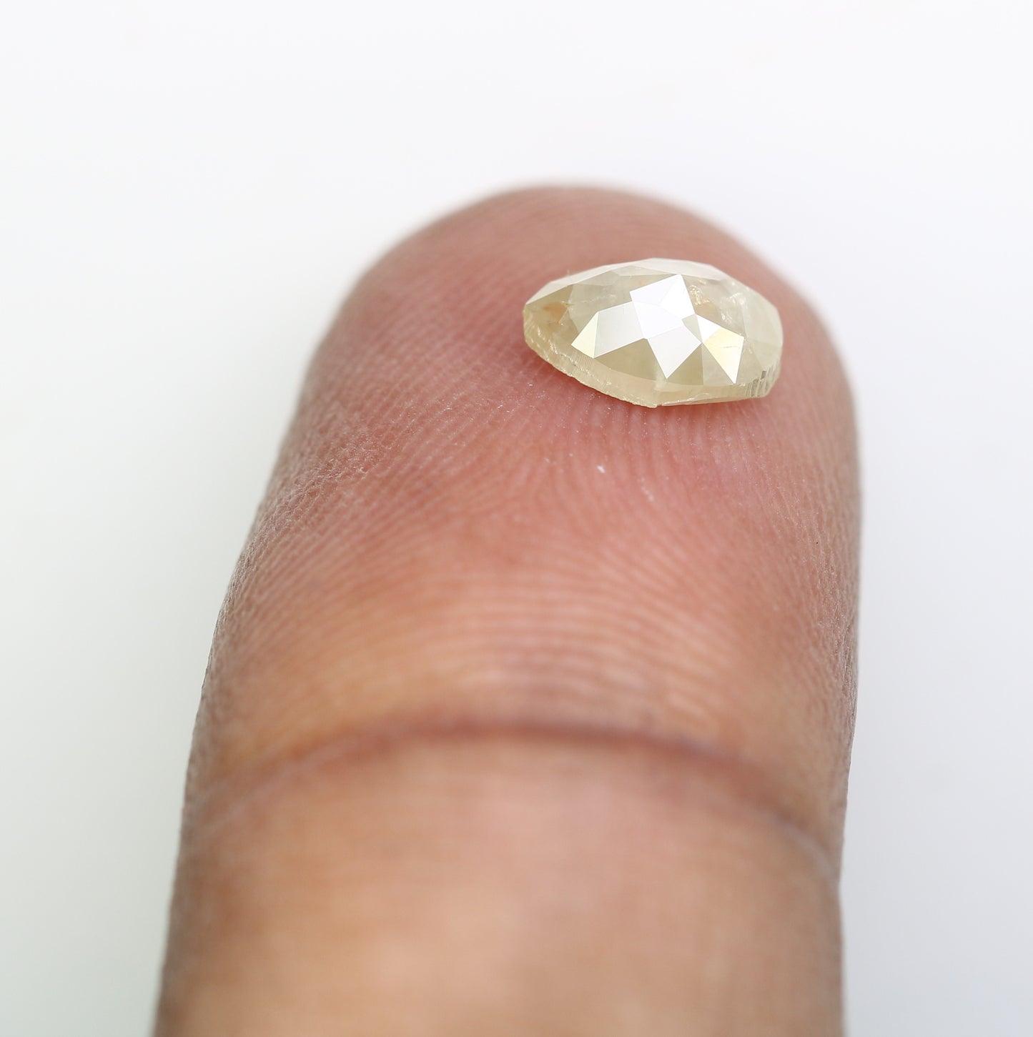 0.86 CT Natural Loose Grey 7.20 MM Pear Shaped Diamond For Statement Ring - JayKrishna Diamond