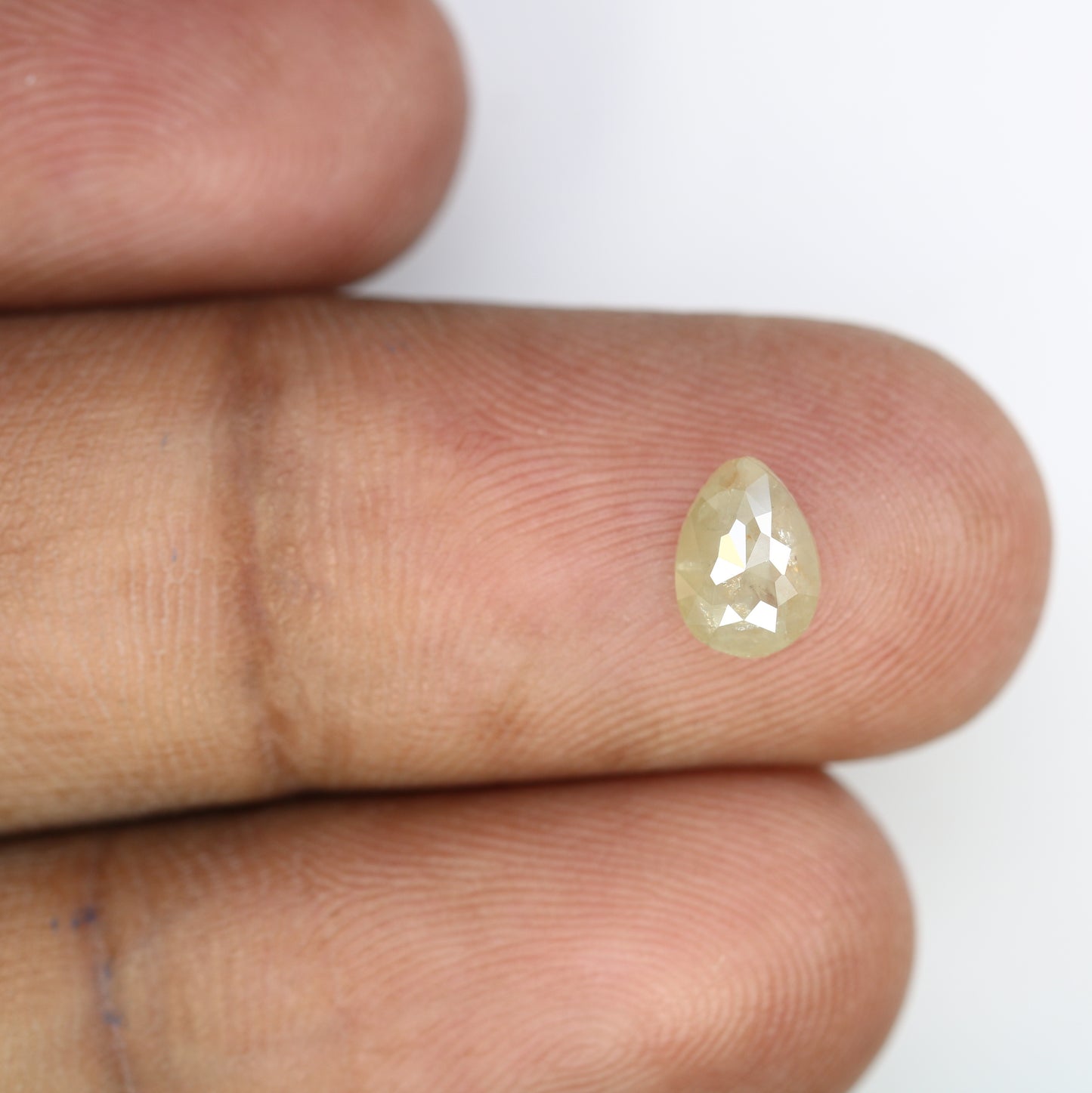 0.86 CT Natural Loose Grey 7.20 MM Pear Shaped Diamond For Statement Ring - JayKrishna Diamond