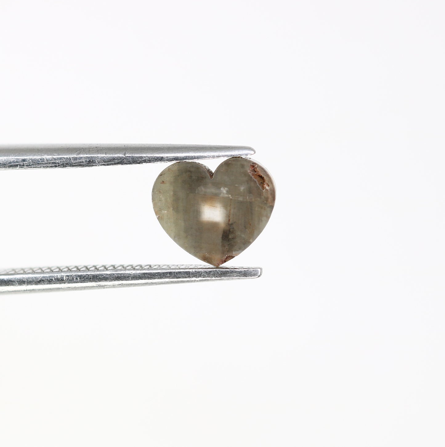 0.89 Carat 6.10 MM Heart Shape Fancy Grey Diamond For Engagement Ring - JayKrishna Diamond