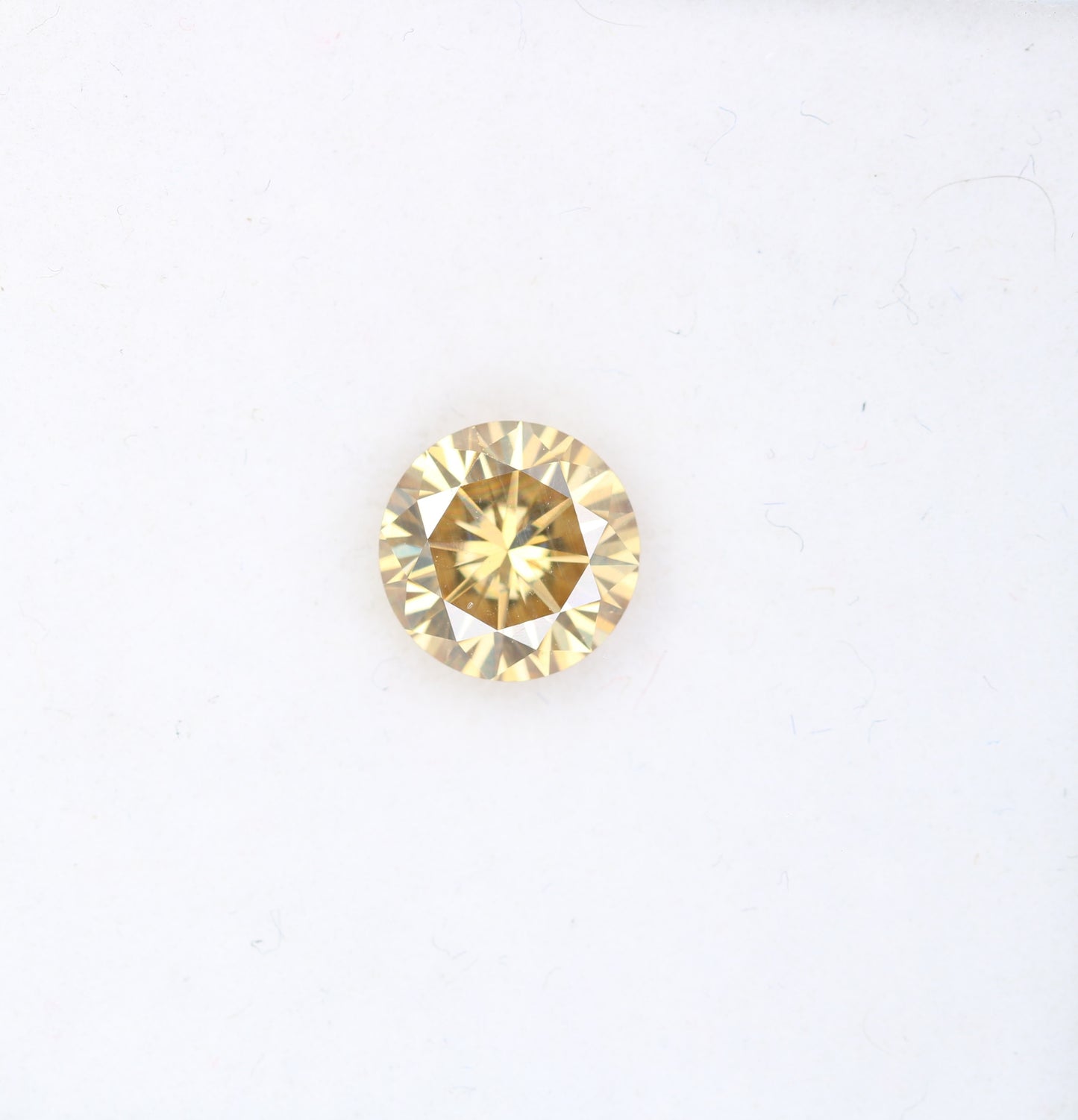 1.15 CT Round Brilliant Cut Moissanite Orange Diamond For Engagement Ring - JayKrishna Diamond
