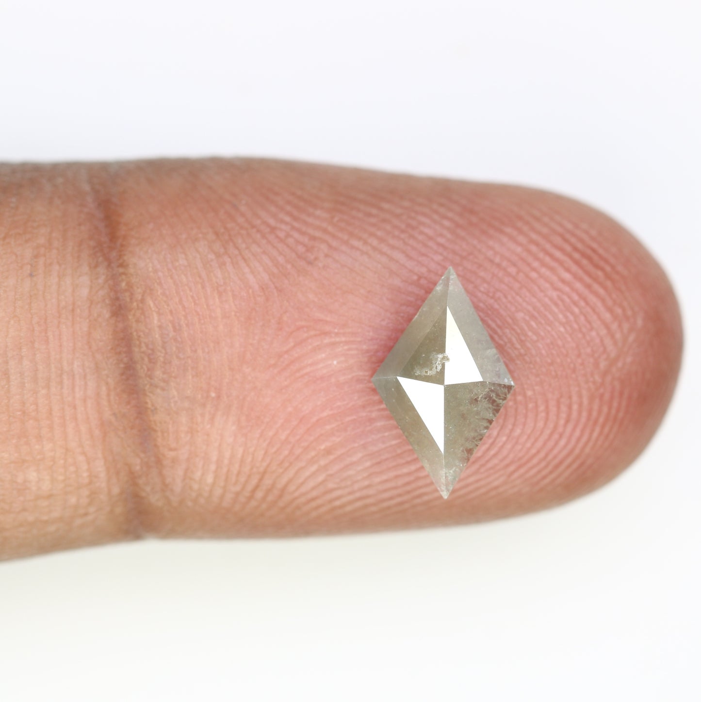 0.94 CT 10.80 MM Kite Shaped Loose Natural Grey Diamond For Designer Jewelry - JayKrishna Diamond