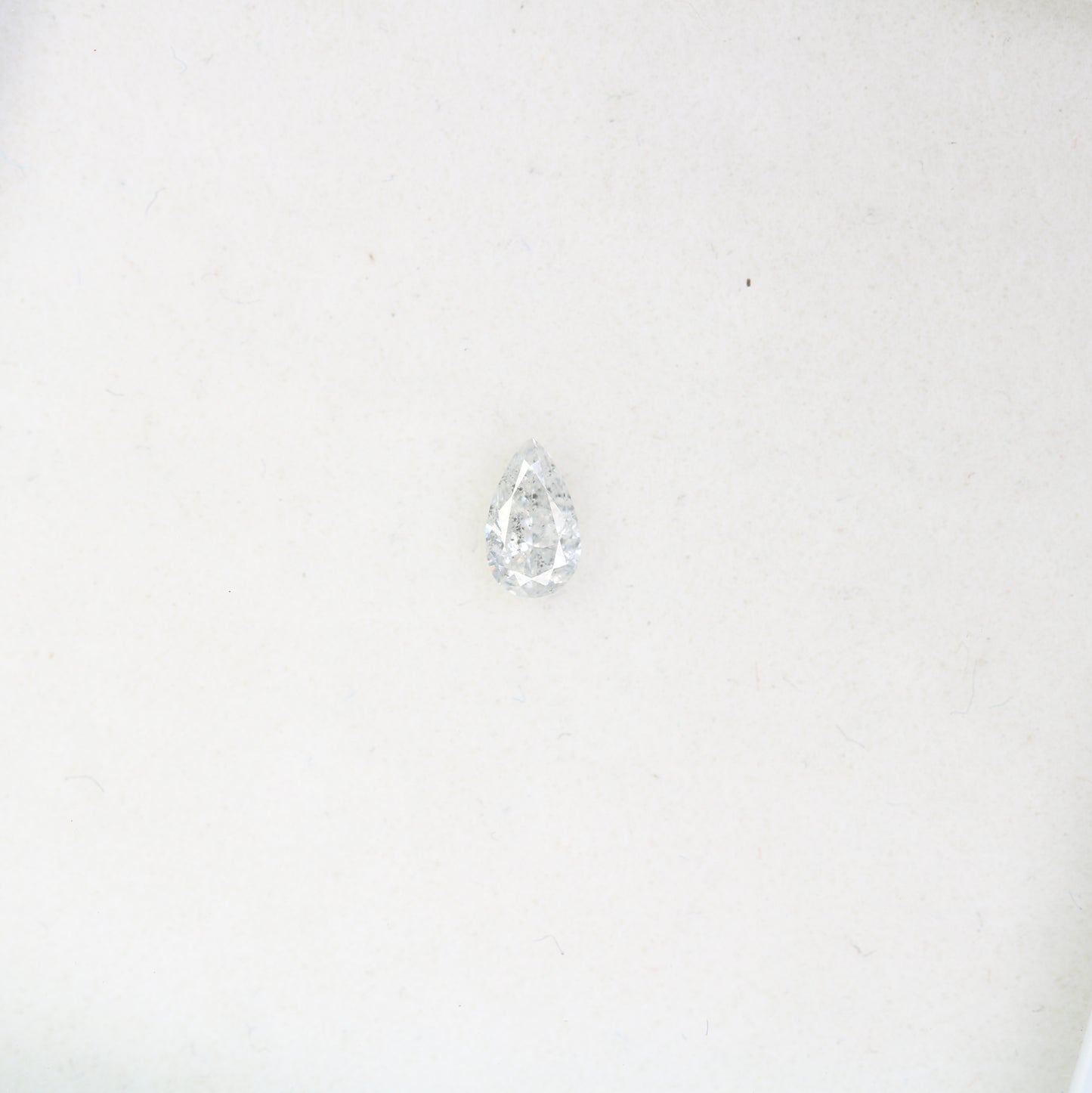0.13 CT Pear Shape Natural White Salt and Pepper Loose Diamond – Perfect for Custom Jewelry - JayKrishna Diamond