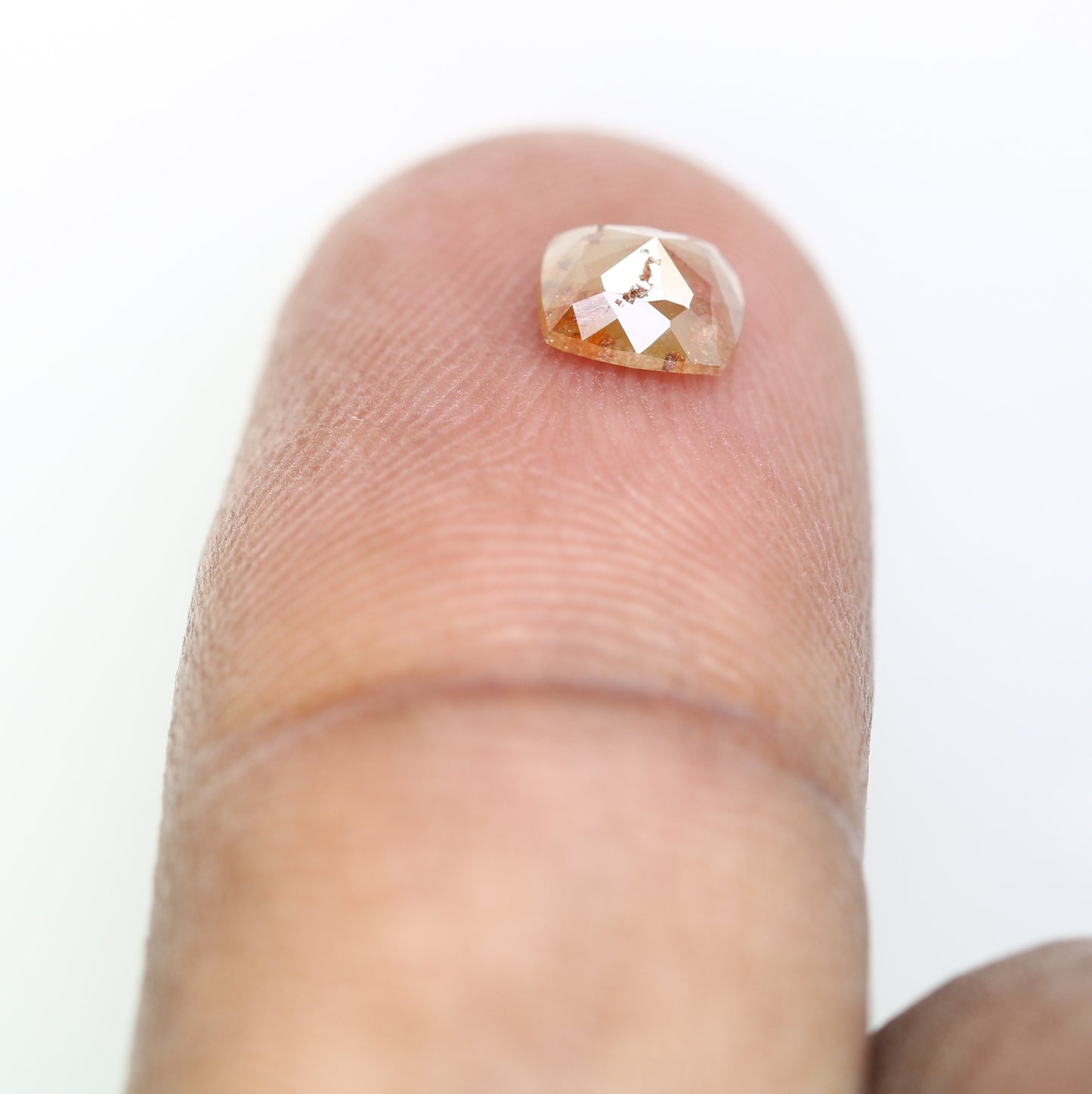 0.60 CT Unique Peach Cushion Shape Diamond (5.30 MM) for Exquisite Designer Jewelry: Elegant Gemstone Gift Idea - JayKrishna Diamond