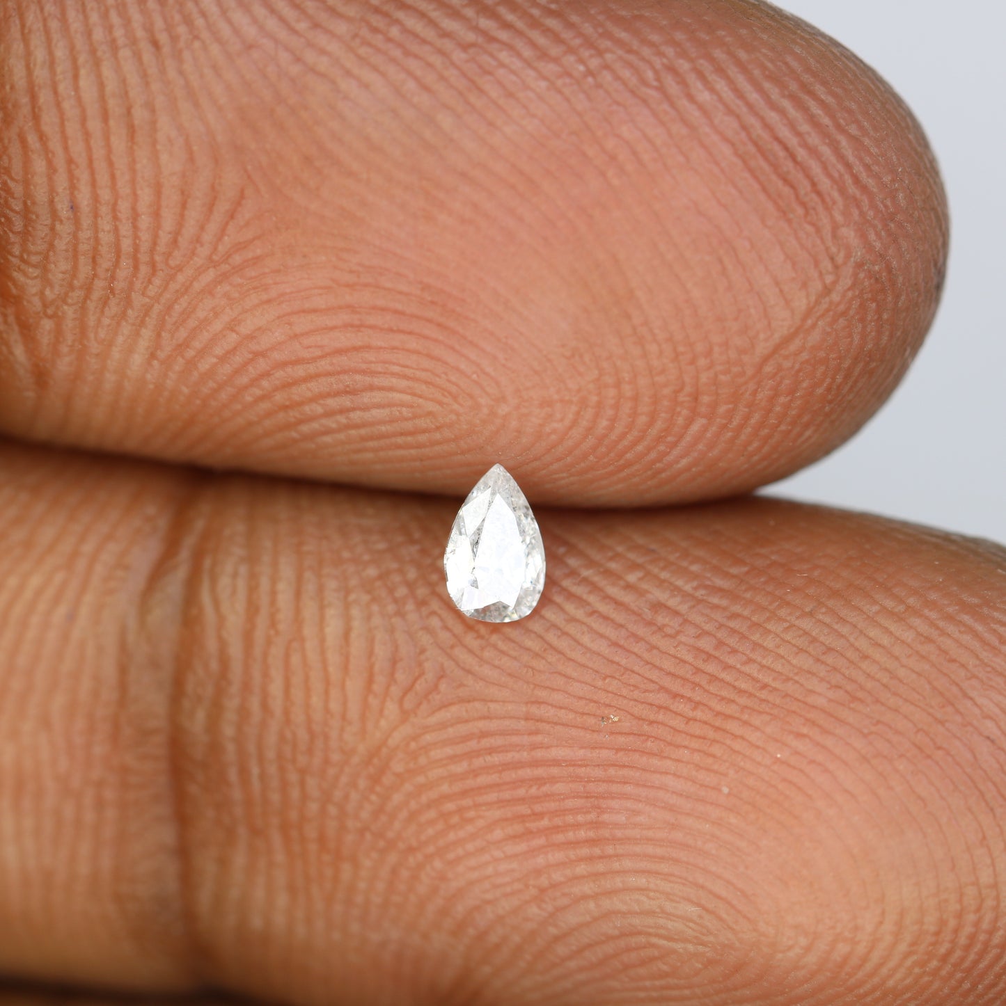 0.15 CT Loose Pear Shape Salt and Pepper Diamond – Perfect for Engagement Rings and Custom Jewelry - JayKrishna Diamond