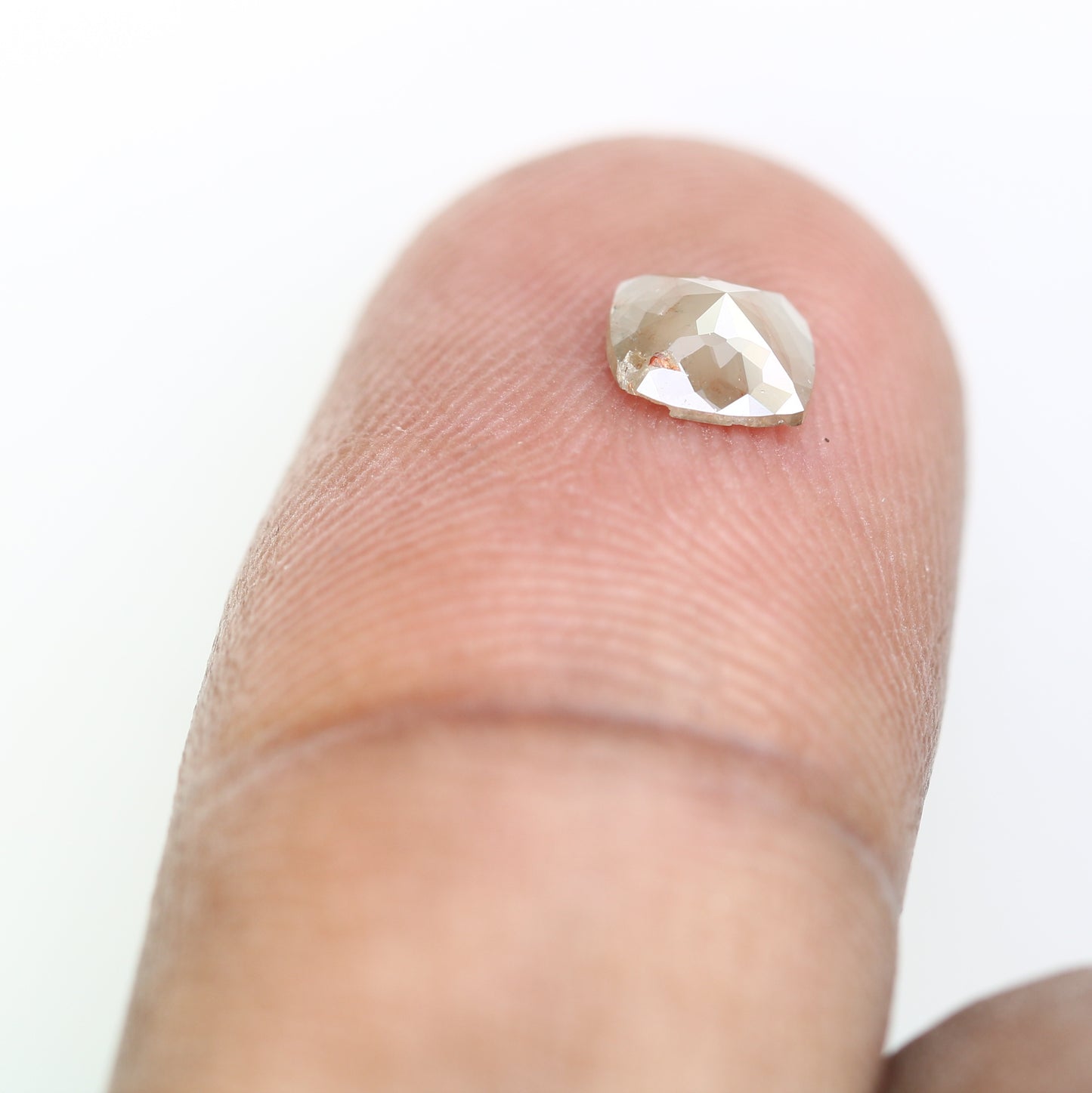 0.44 CT Fancy Grey 5.10 MM Polished Cushion Shape Diamond for Designer Jewelry and Custom Fine Jewelry Creation - JayKrishna Diamond