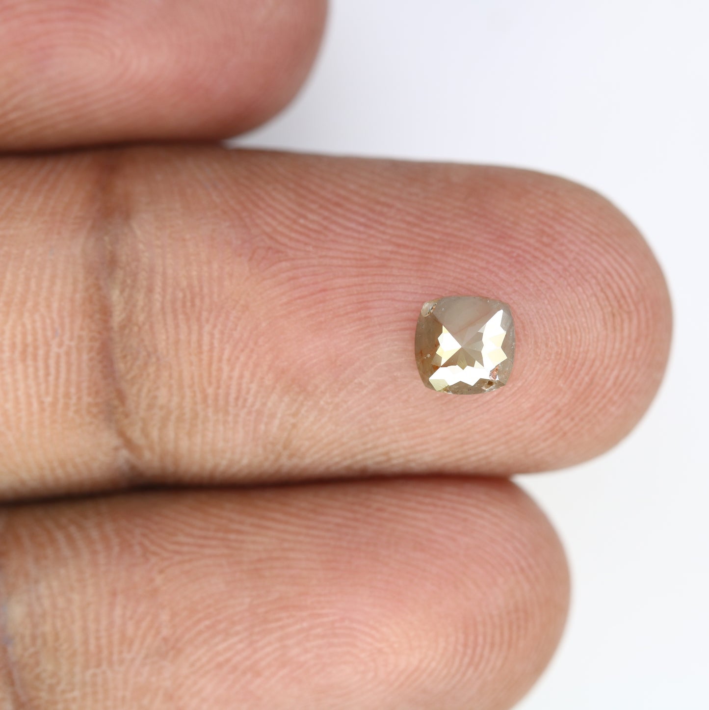 0.44 CT Fancy Grey 5.10 MM Polished Cushion Shape Diamond for Designer Jewelry and Custom Fine Jewelry Creation - JayKrishna Diamond