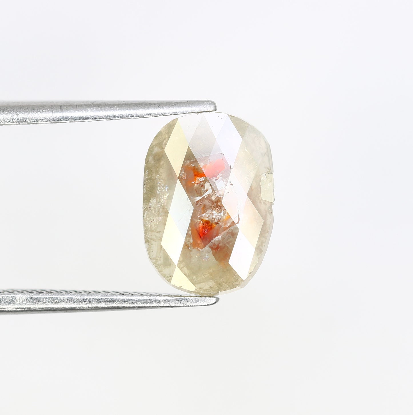 1.16 CT 10.00 MM Oval Shape Loose Grey Natural Diamond For Engagement Ring - JayKrishna Diamond