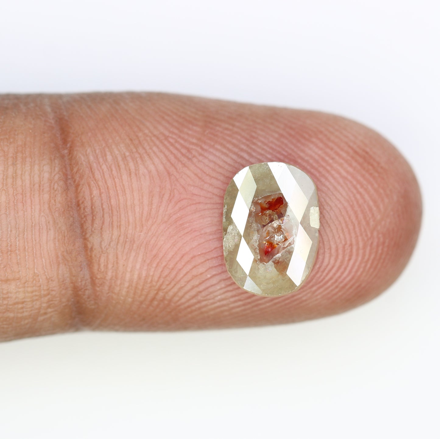 1.16 CT 10.00 MM Oval Shape Loose Grey Natural Diamond For Engagement Ring - JayKrishna Diamond