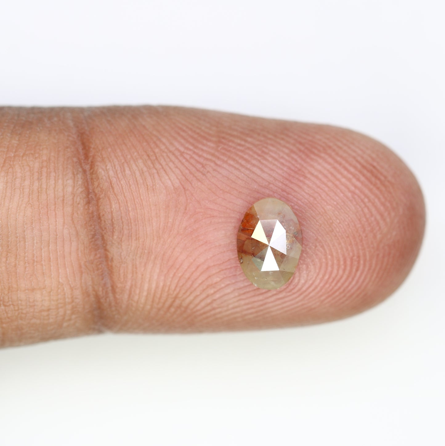 0.66 Carat Oval Shape Natural Loose Fancy Red Diamond (7.20 MM) for Promise Ring - Unique Gemstone for Custom Jewelry Designs - JayKrishna Diamond