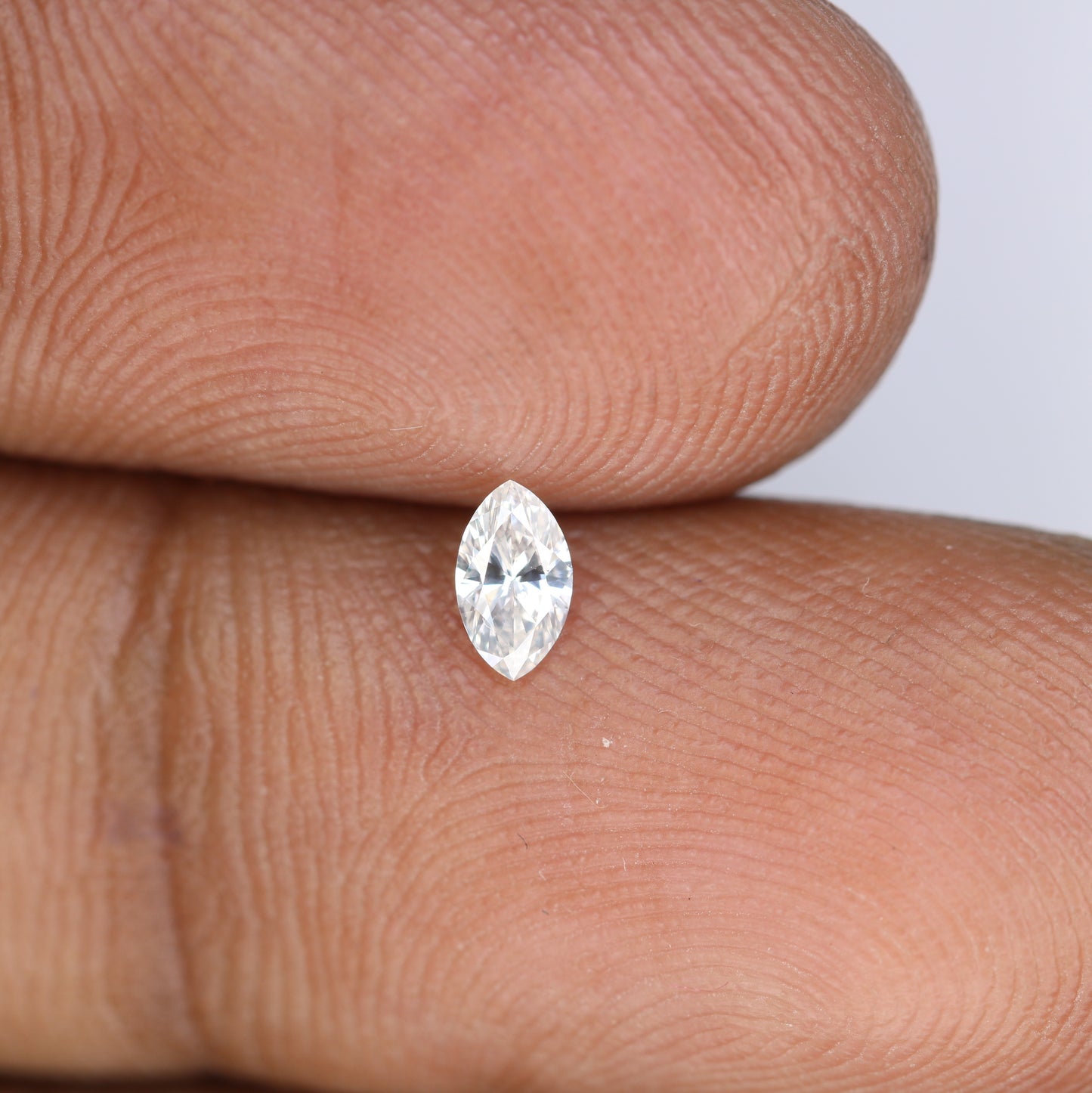 0.17 CT White Marquise Shape Salt and Pepper Loose Diamond - Perfect for Engagement Rings, Necklaces, Earrings, and Custom Jewelry - JayKrishna Diamond