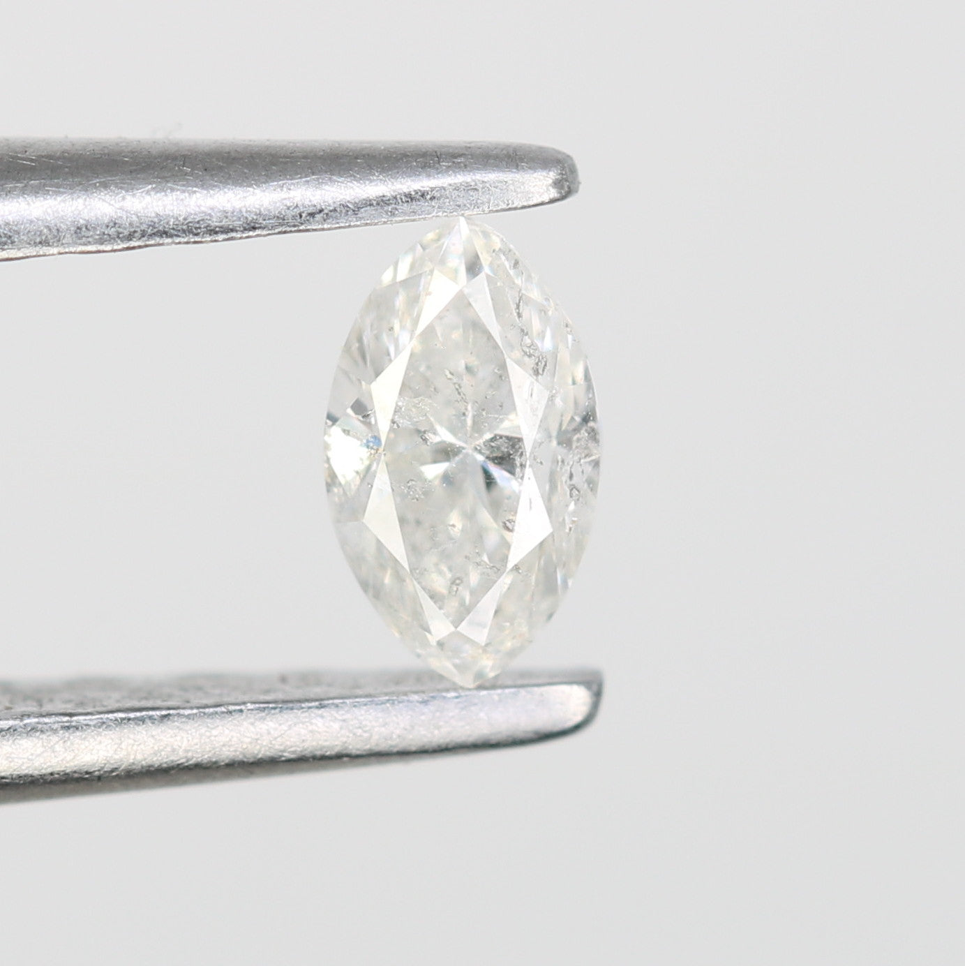 0.17 CT White Marquise Shape Loose Salt and Pepper Diamond for Engagement Rings, Custom Jewelry, and Stylish Bracelets - JayKrishna Diamond