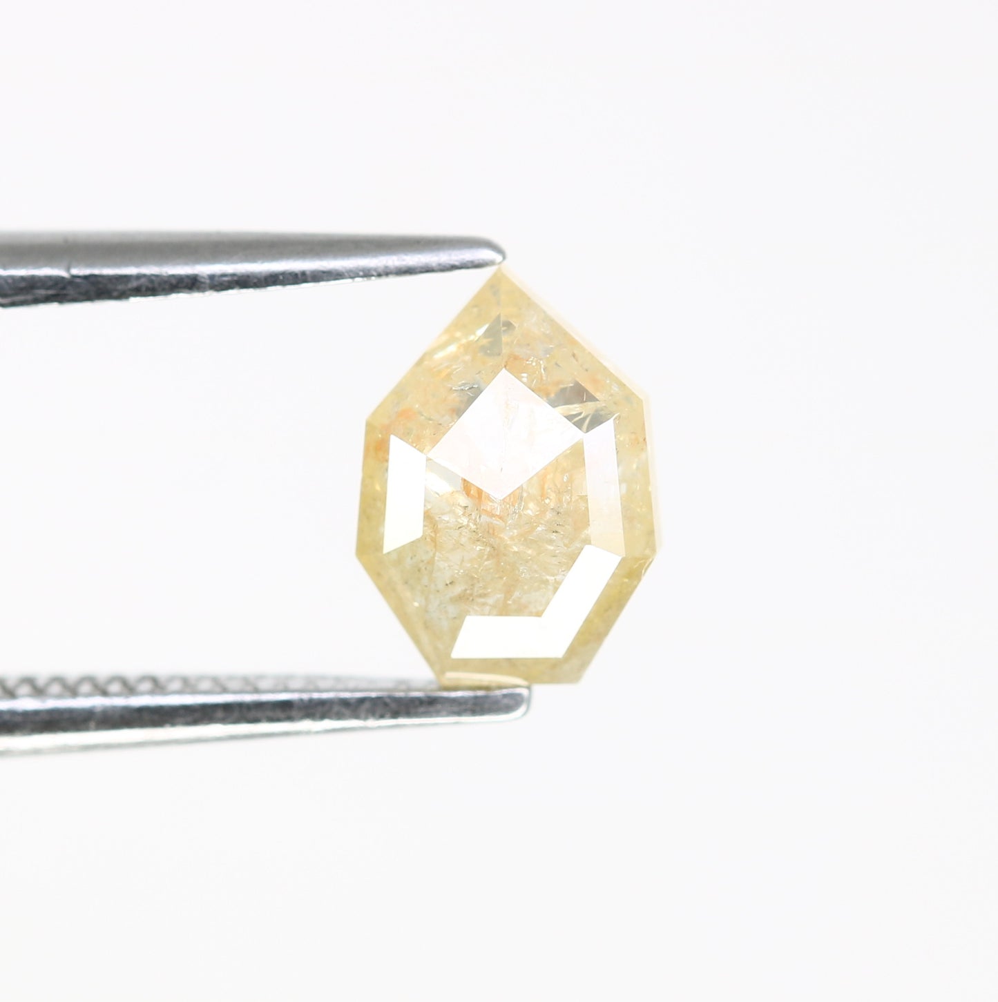 0.87 CT 7.10 MM Fancy Yellow Geometric Shape Loose Diamond For Engagement Ring - JayKrishna Diamond