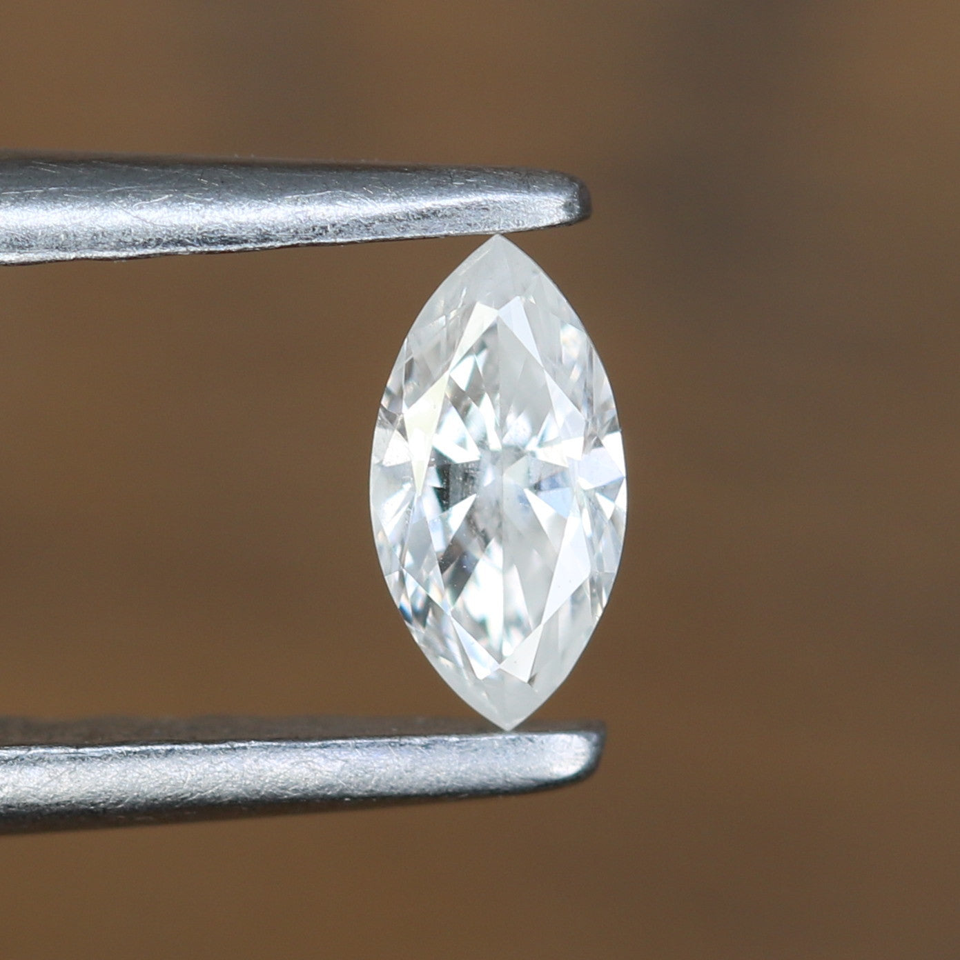 0.13 CT Marquise Shape Loose Natural Salt and Pepper Diamond for Custom Jewelry - JayKrishna Diamond