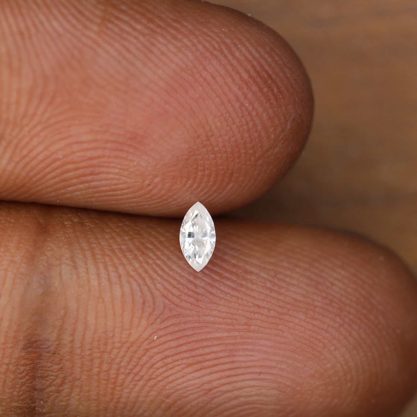 0.13 CT Marquise Shape Loose Natural Salt and Pepper Diamond for Custom Jewelry - JayKrishna Diamond