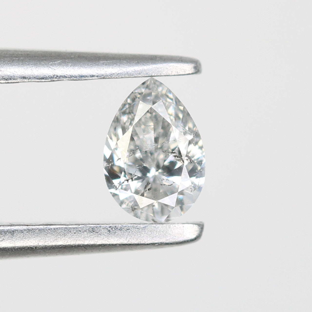 0.17 CT Salt and Pepper Pear Shape Diamond for Engagement Rings, Custom Jewelry, and Stylish Bracelets - JayKrishna Diamond