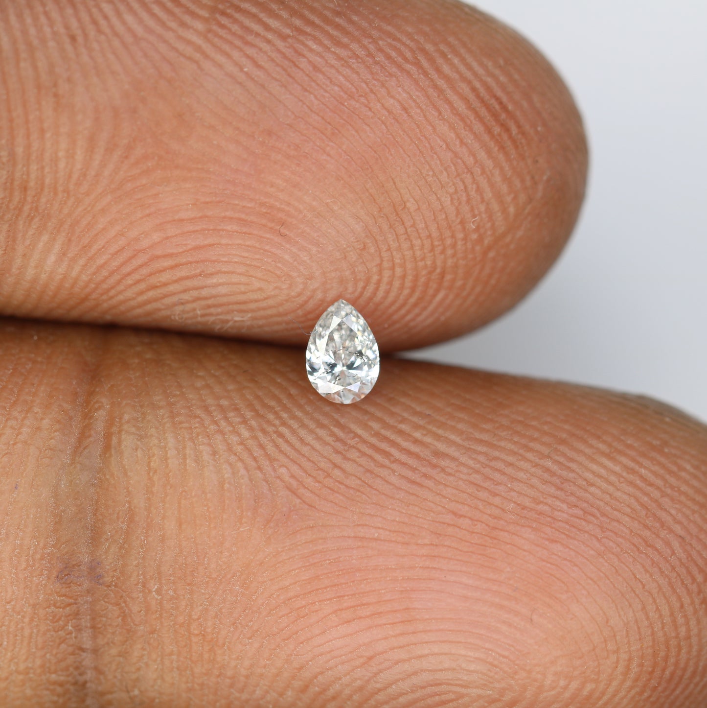 0.17 CT Salt and Pepper Pear Shape Diamond for Engagement Rings, Custom Jewelry, and Stylish Bracelets - JayKrishna Diamond