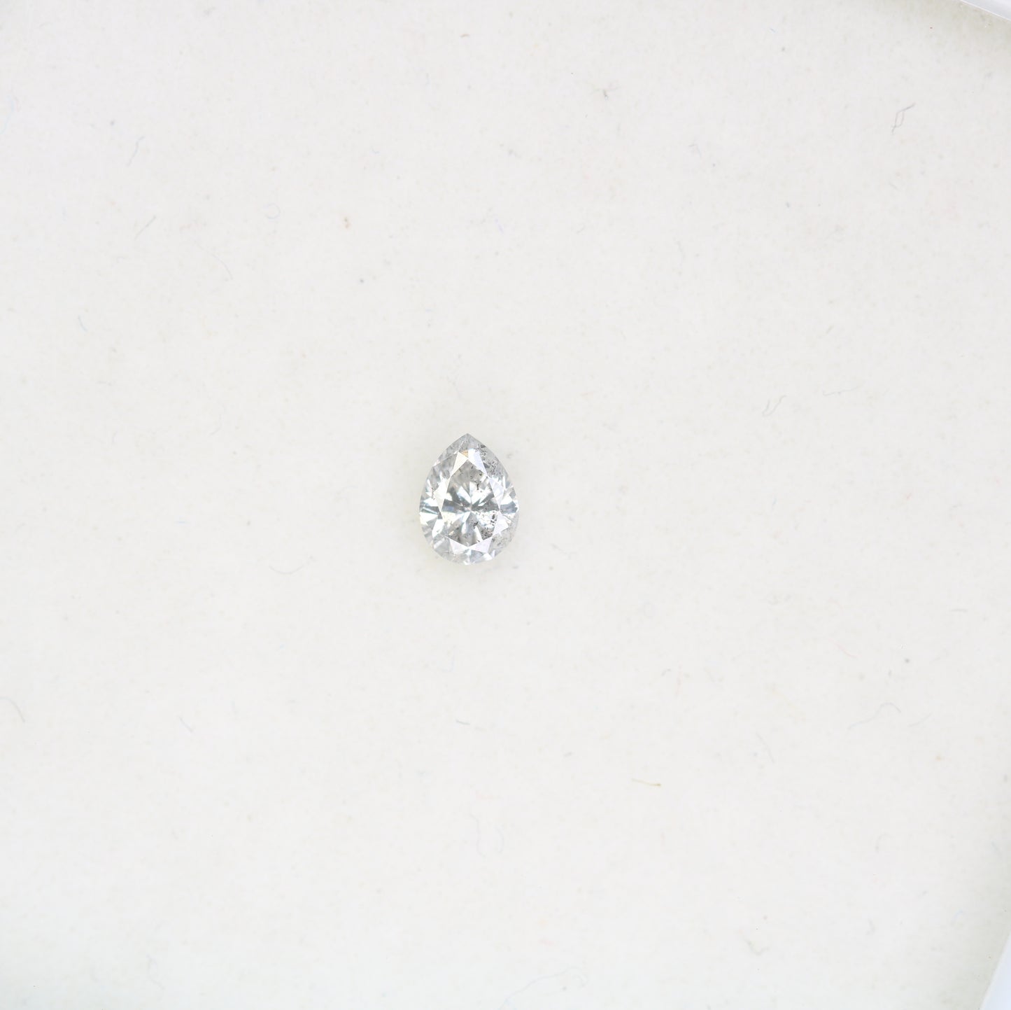 0.17 CT Pear Shape Salt and Pepper Diamond - Perfect for Engagement Rings, Necklaces, Earrings, and Custom Jewelry - JayKrishna Diamond
