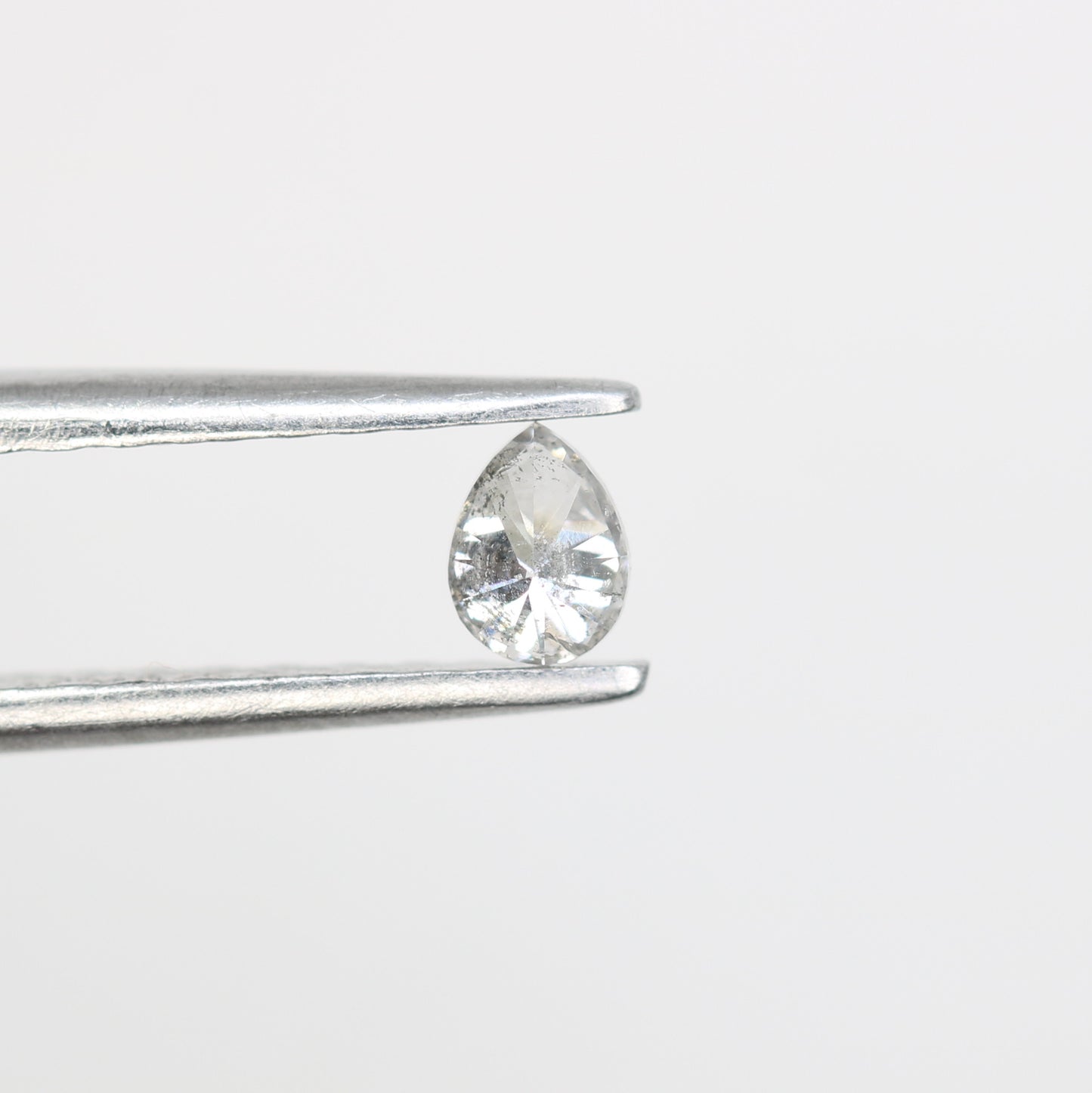 0.17 CT Pear Shape Salt and Pepper Diamond - Perfect for Engagement Rings, Necklaces, Earrings, and Custom Jewelry - JayKrishna Diamond