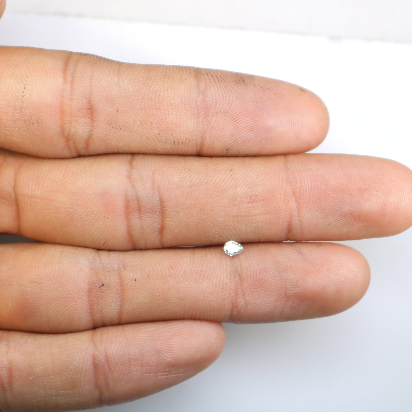 0.17 CT Pear Shape Salt and Pepper Diamond - Perfect for Engagement Rings, Necklaces, Earrings, and Custom Jewelry - JayKrishna Diamond