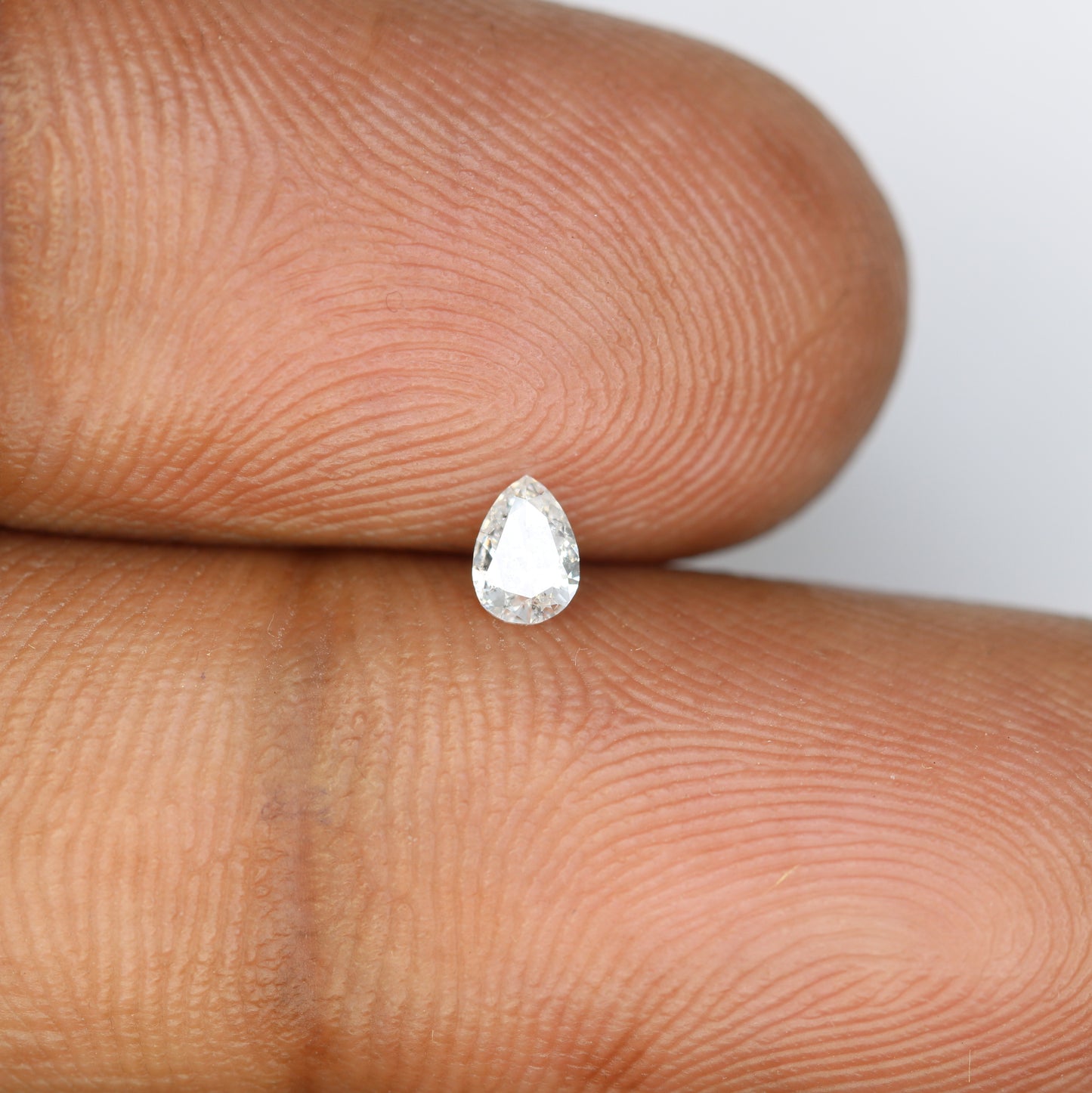 0.16 CT Salt and Pepper Pear Shape Natural Diamond - Ideal for Engagement Rings and Custom Jewelry - JayKrishna Diamond