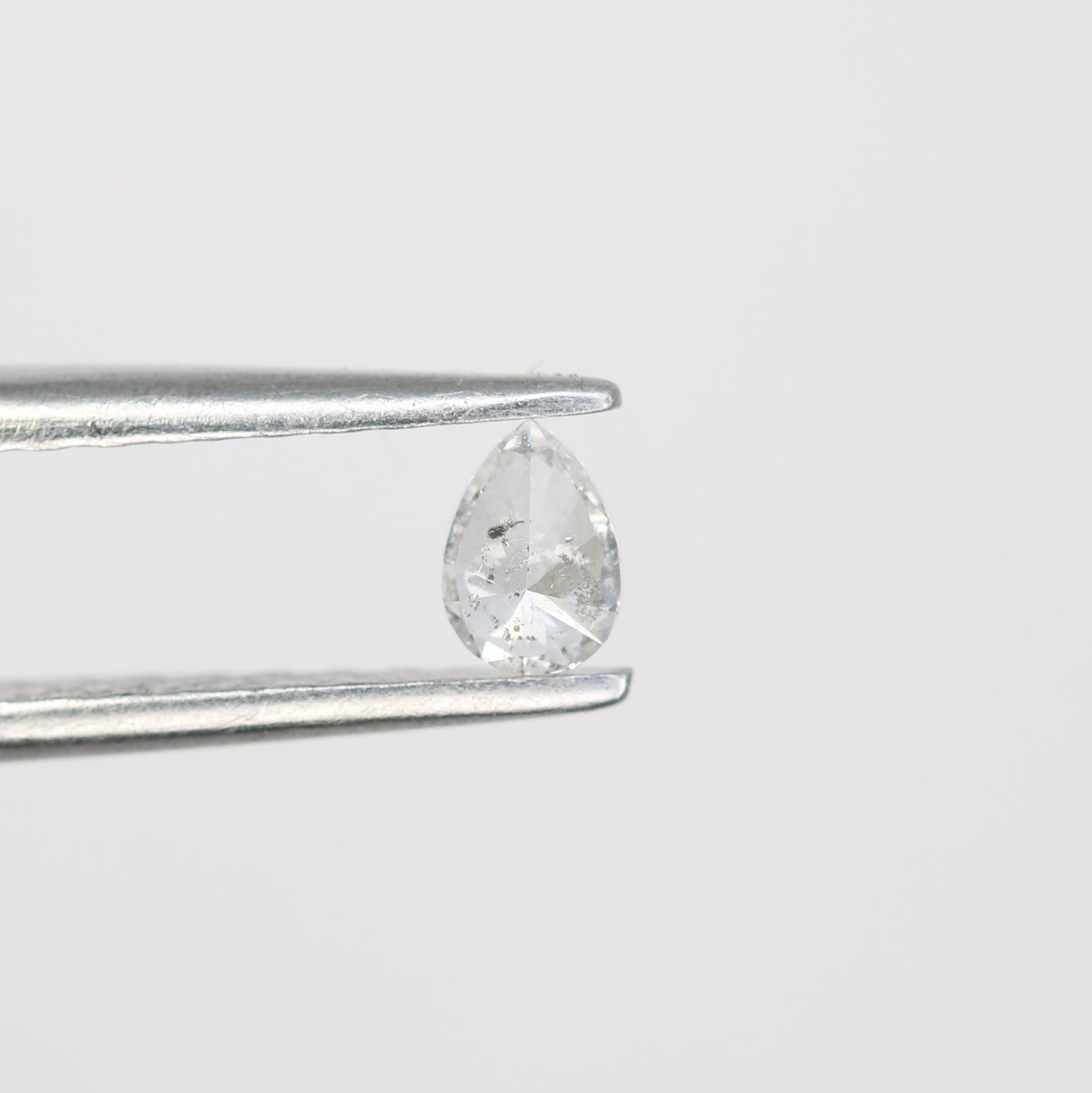 0.16 CT Salt and Pepper Pear Shape Natural Diamond - Ideal for Engagement Rings and Custom Jewelry - JayKrishna Diamond