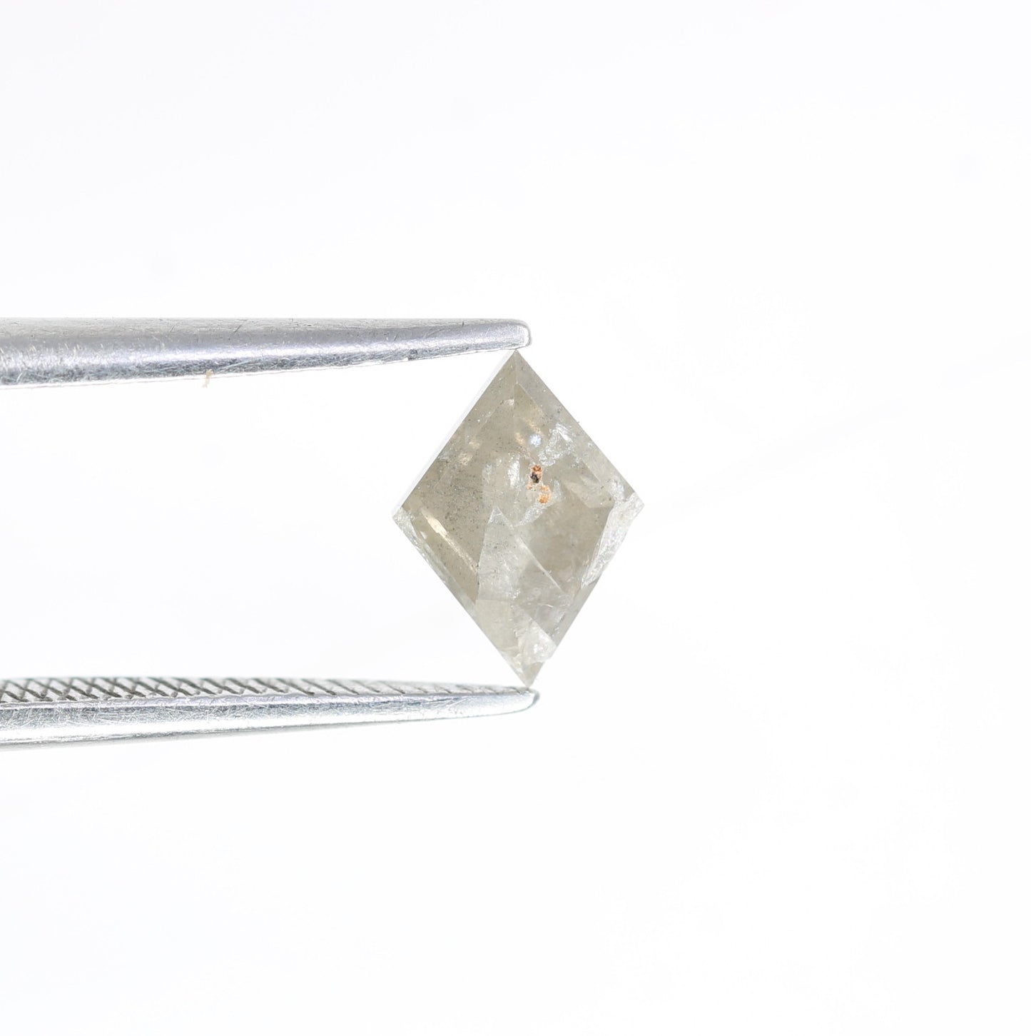0.84 Carat Natural Salt And Pepper Loose Kite Cut Diamond For Promise Ring - JayKrishna Diamond