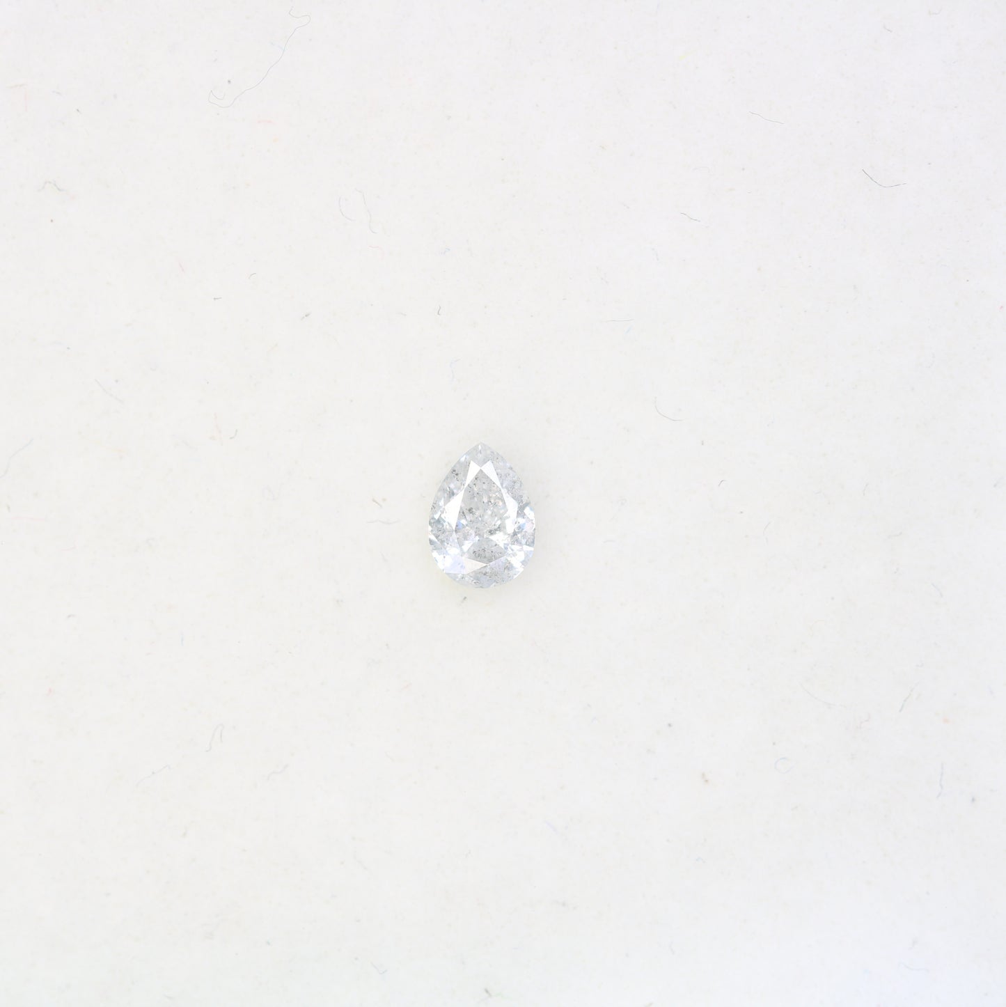 0.17 CT Pear Shape White Salt and Pepper Loose Diamond - Ideal for Engagement Rings, Necklaces, Earrings, and Custom Jewelry - JayKrishna Diamond