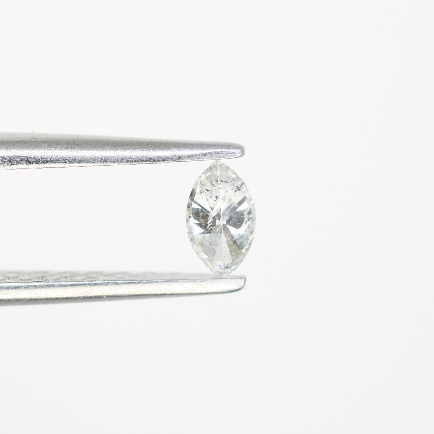 0.17 CT Loose White Marquise Shape Salt and Pepper Diamond - Ideal for Engagement Rings, Necklaces, Earrings, and Custom Jewelry - JayKrishna Diamond