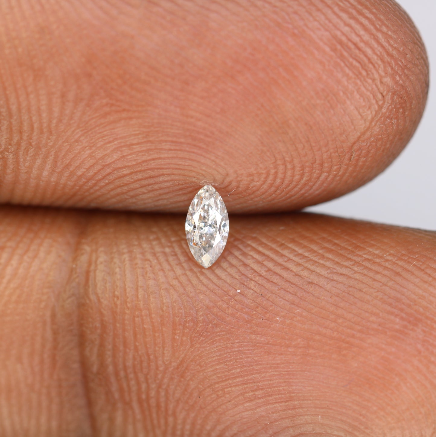 0.17 CT White Marquise Shape Loose Salt and Pepper Diamond - Ideal for Engagement Rings, Necklaces, Earrings, and Custom Jewelry - JayKrishna Diamond