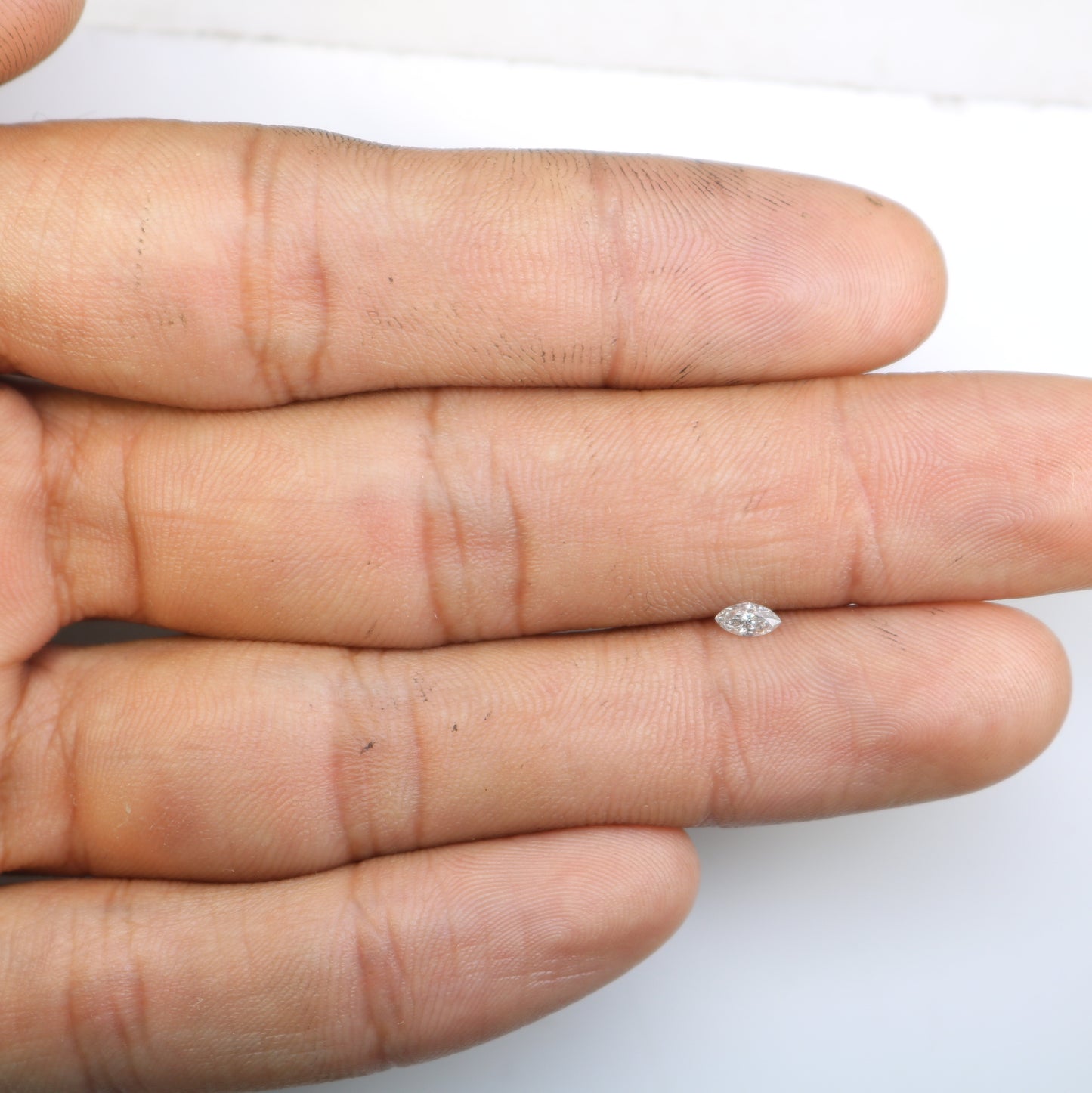 0.17 CT White Marquise Shape Loose Salt and Pepper Diamond - Ideal for Engagement Rings, Necklaces, Earrings, and Custom Jewelry - JayKrishna Diamond
