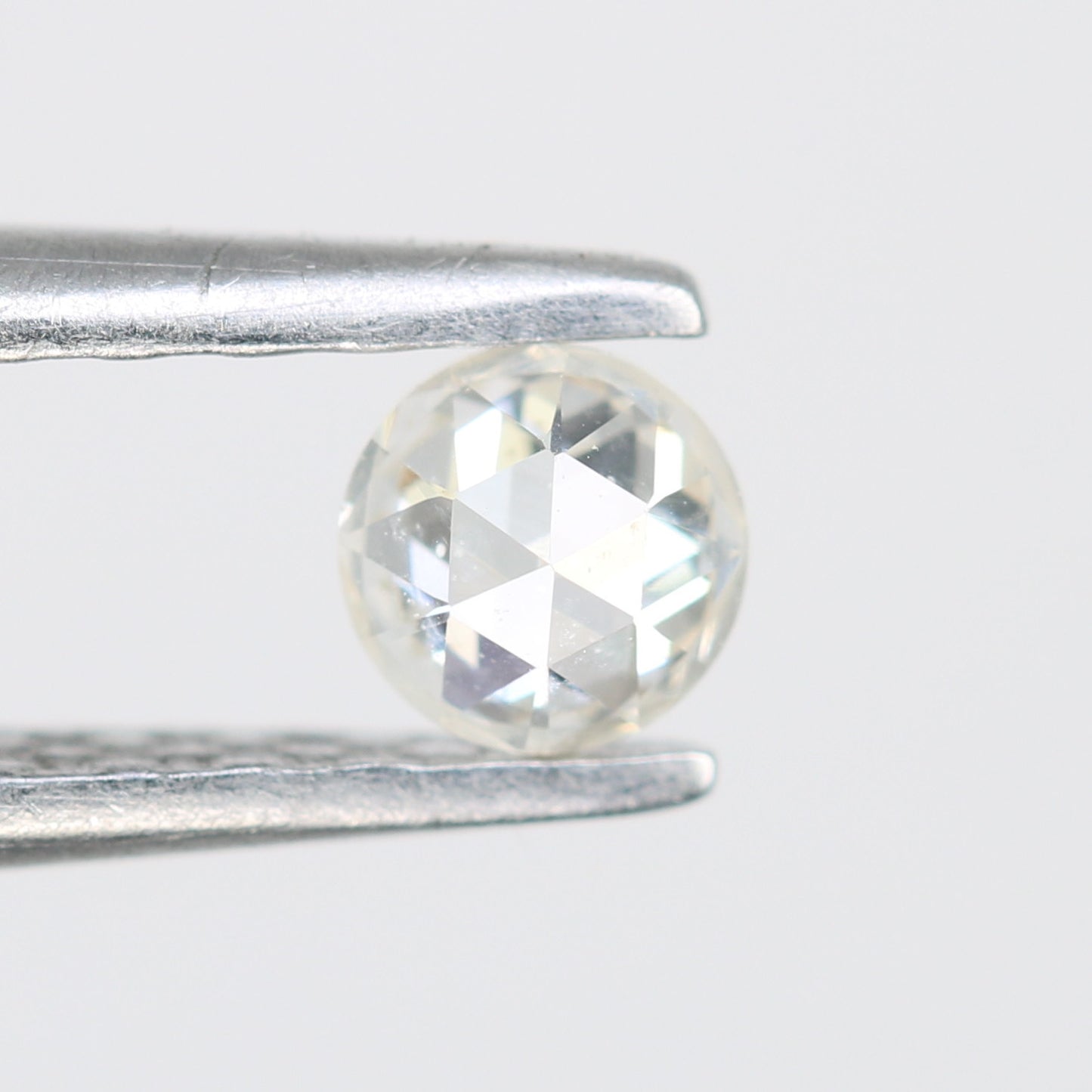 0.17 CT White Round Rose Cut Loose Salt and Pepper Diamond - Perfect for Engagement Rings, Necklaces, Earrings, and Custom Jewelry - JayKrishna Diamond