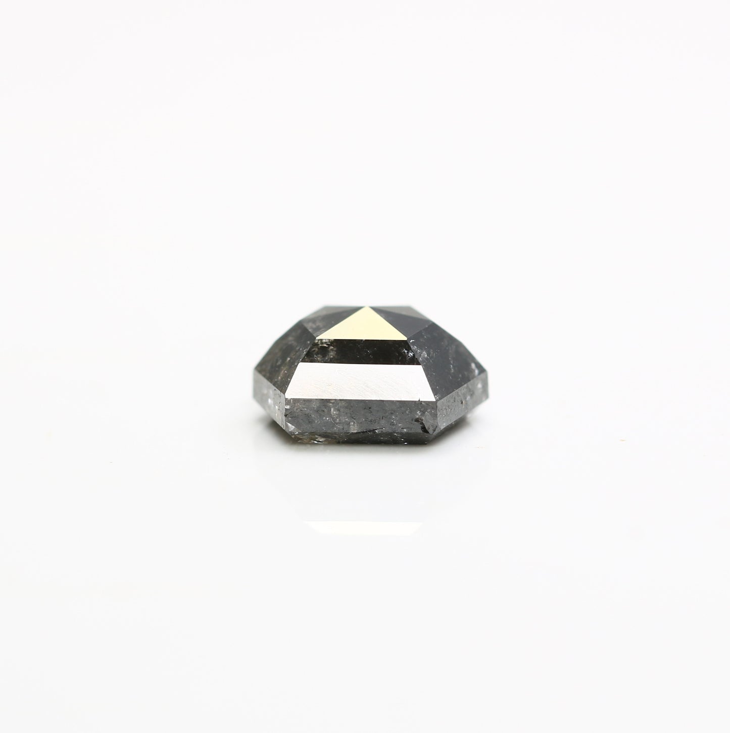 1.79 CT Loose Hexagon Cut Salt And Pepper Diamond For Engagement Ring - JayKrishna Diamond