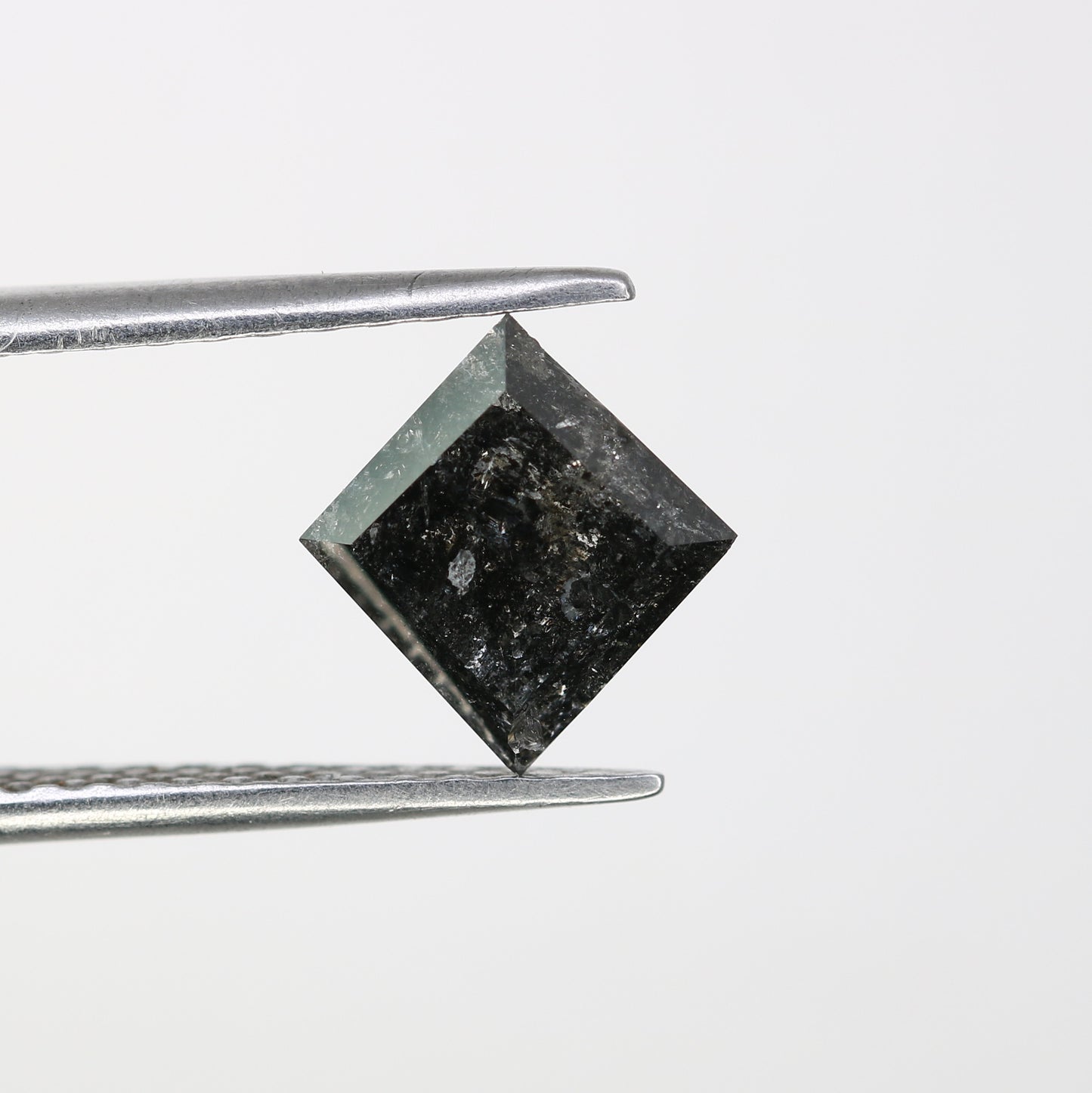 1.64 CT Natural Salt And Pepper Kite Shape Diamond For Engagement Ring - JayKrishna Diamond