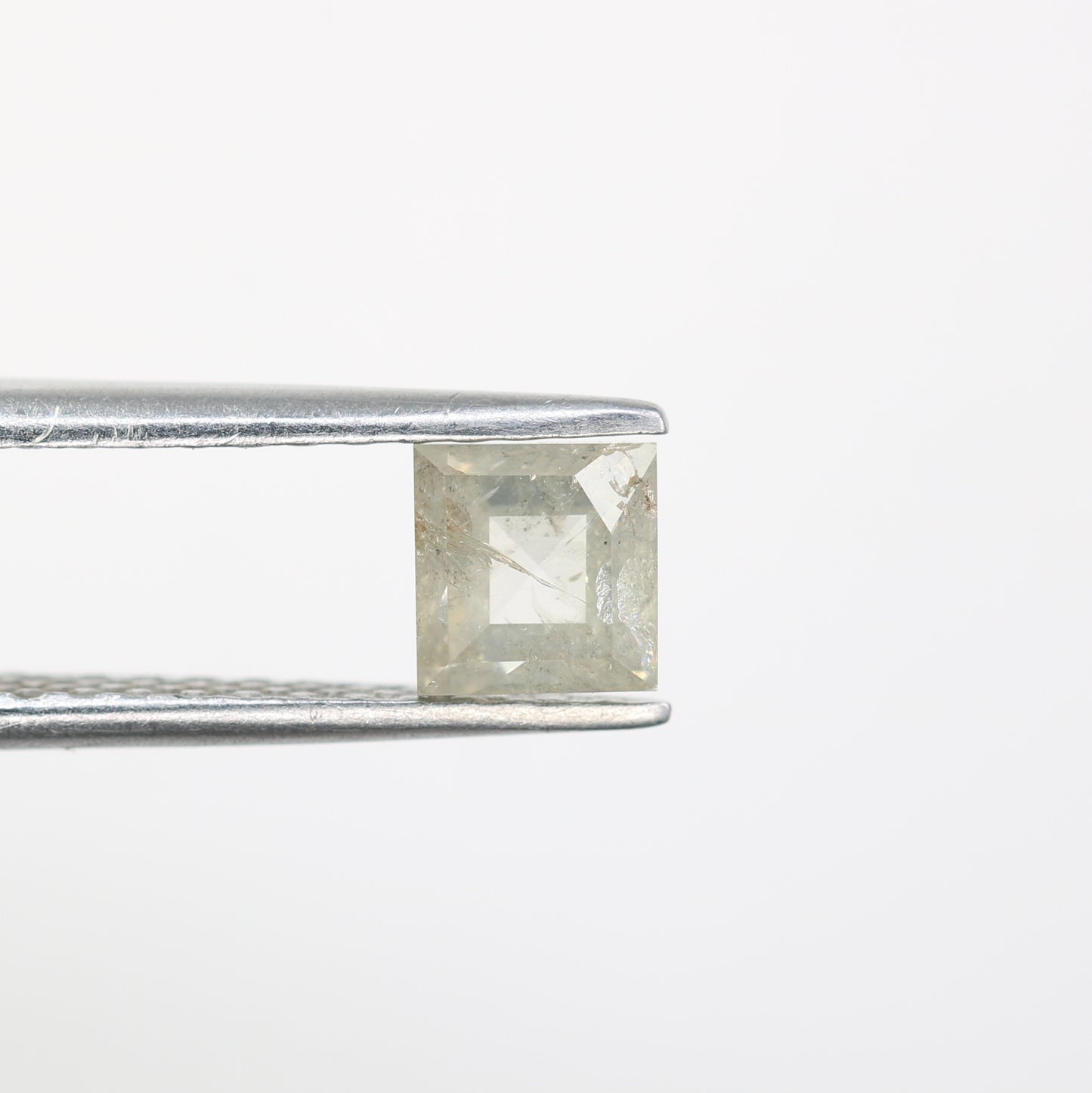 0.88 CT Grey Square Shape Diamond For Engagement Ring - JayKrishna Diamond