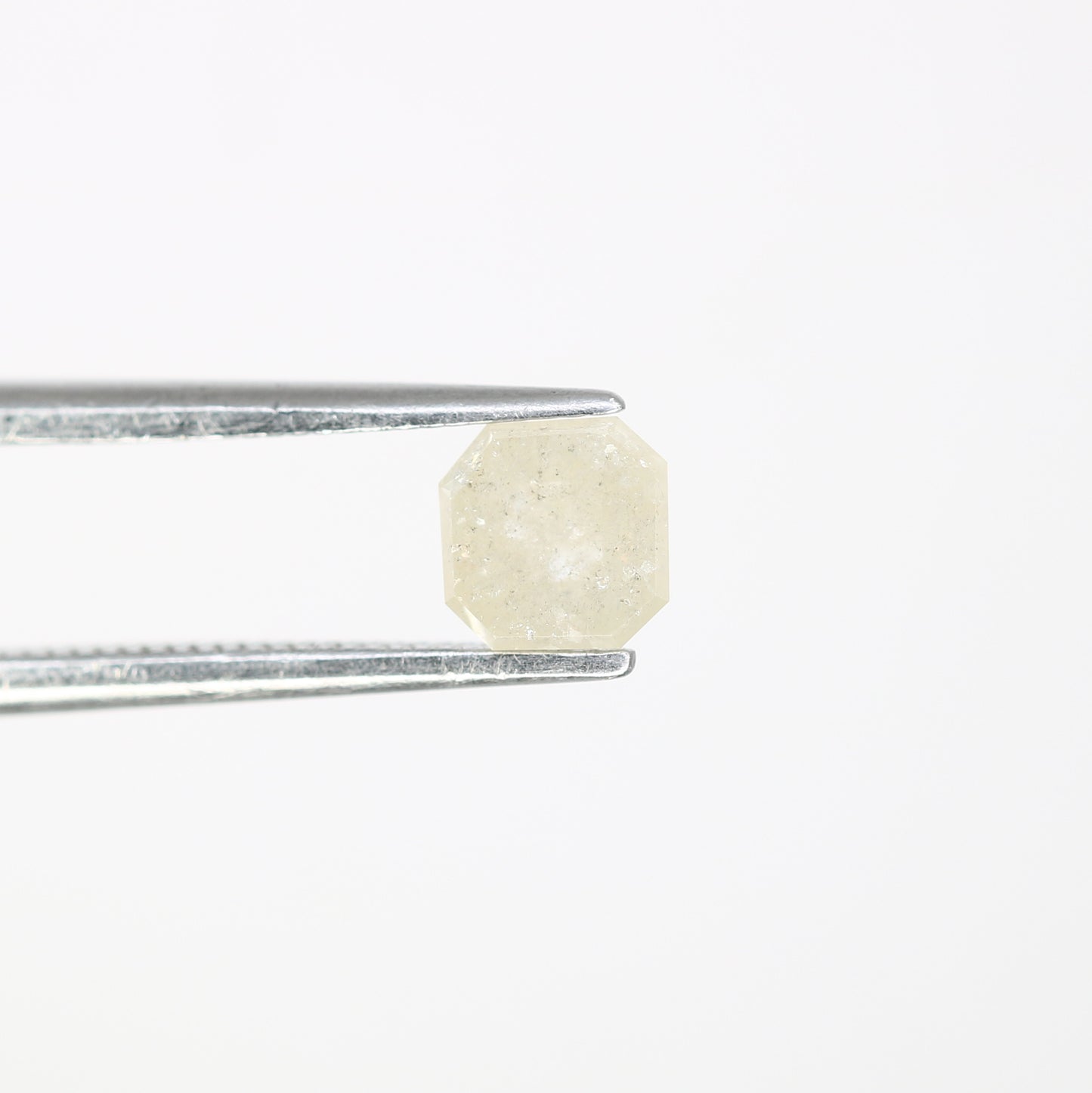 0.58 CT Polished Asscher-Shaped Loose Grey Diamond – Elegant Gem for Unique Proposal Rings - JayKrishna Diamond