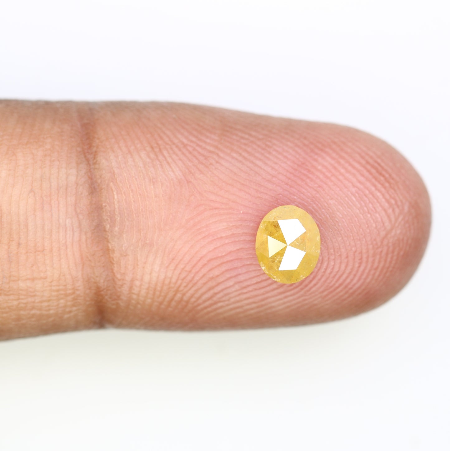 0.59 CT Fancy Yellow Oval-Shaped Diamond – Radiant Loose Gem for Meaningful Proposal Rings - JayKrishna Diamond
