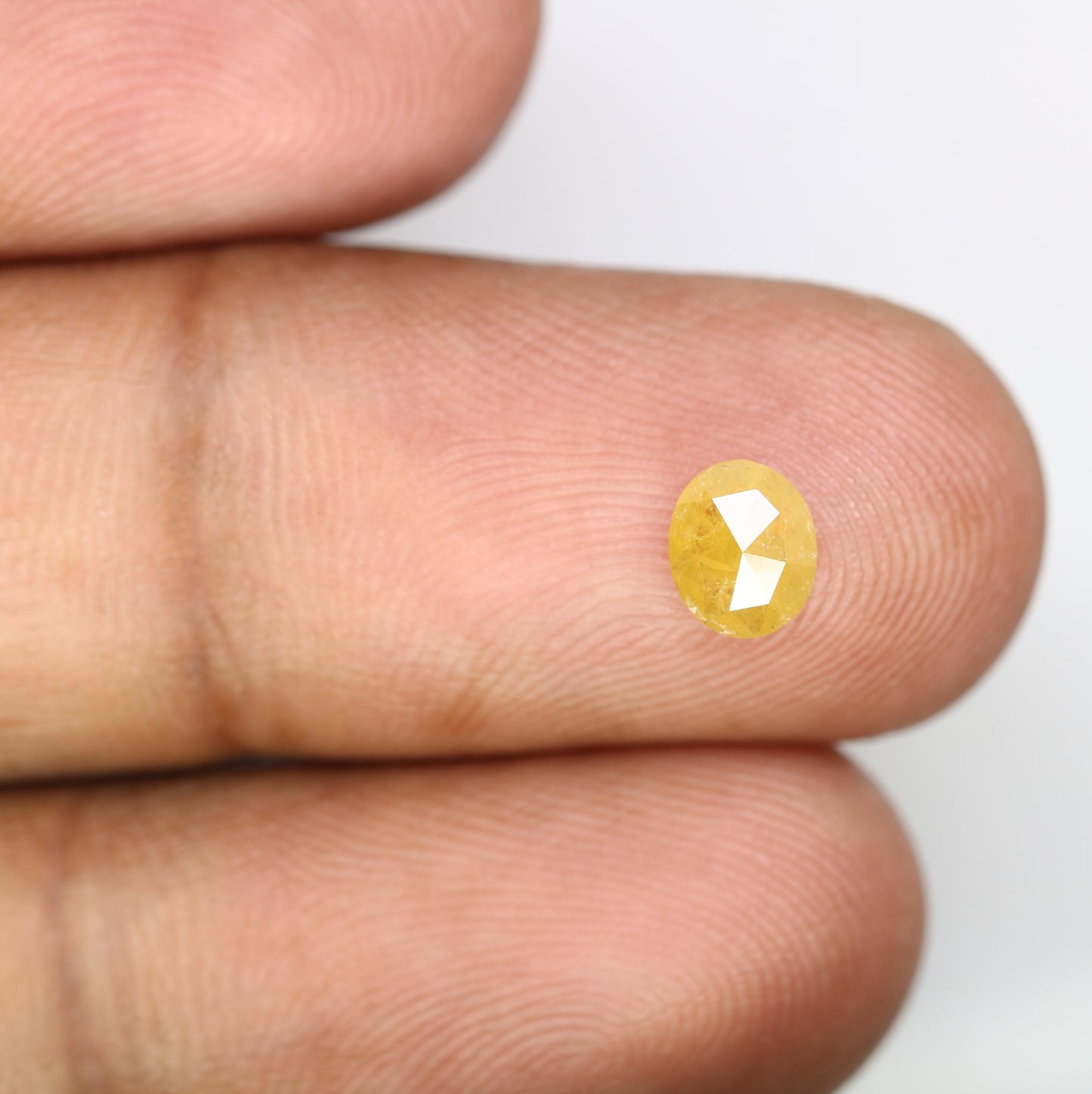 0.59 CT Fancy Yellow Oval-Shaped Diamond – Radiant Loose Gem for Meaningful Proposal Rings - JayKrishna Diamond