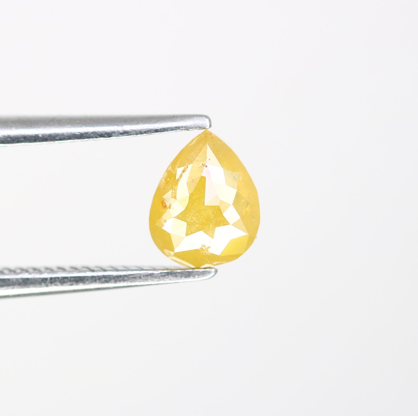 0.55 CT Pear Shape 5.90 MM Fancy Yellow Color Diamond For Designer Jewelry - JayKrishna Diamond
