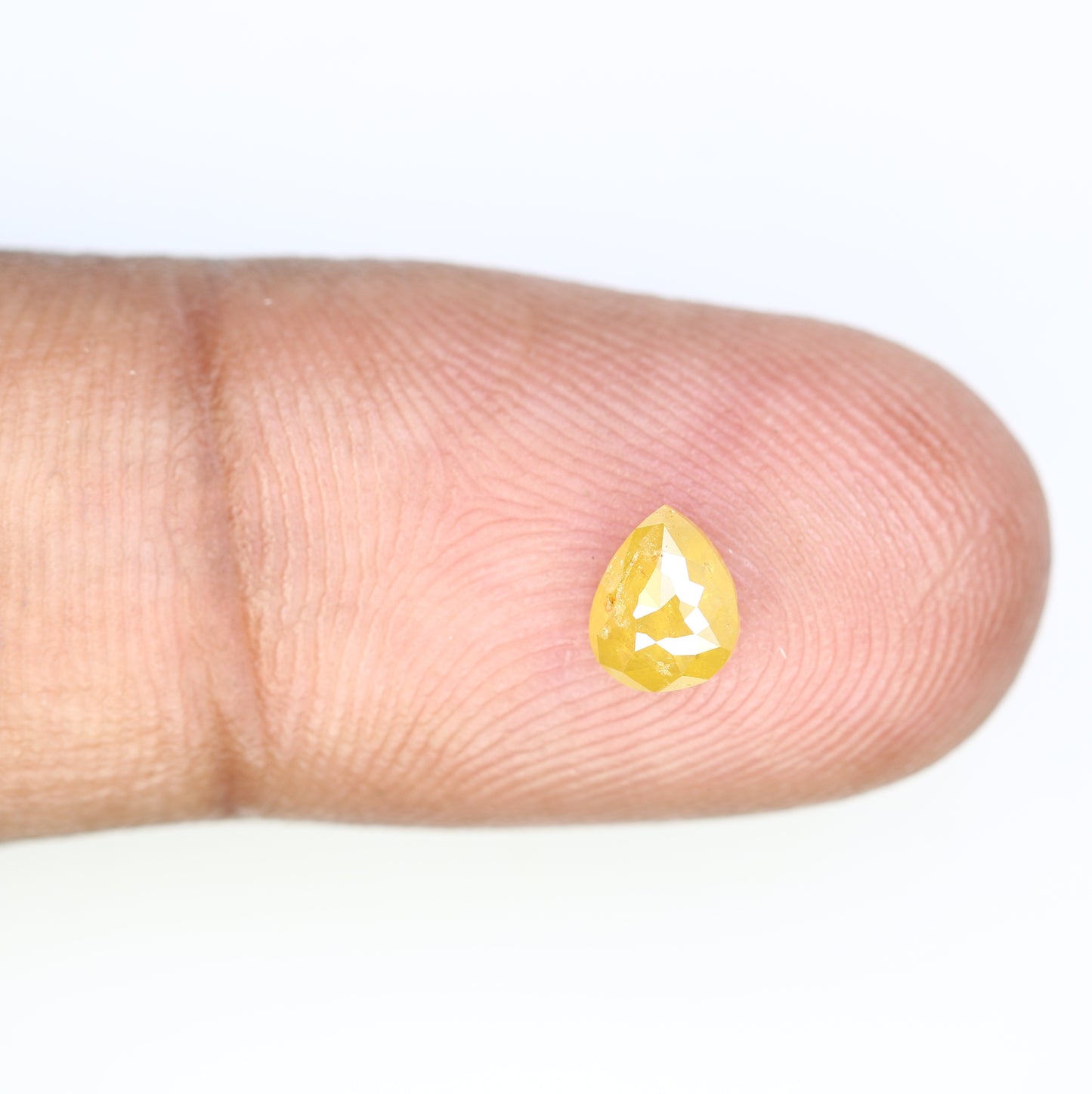 0.55 CT Pear Shape 5.90 MM Fancy Yellow Color Diamond For Designer Jewelry - JayKrishna Diamond