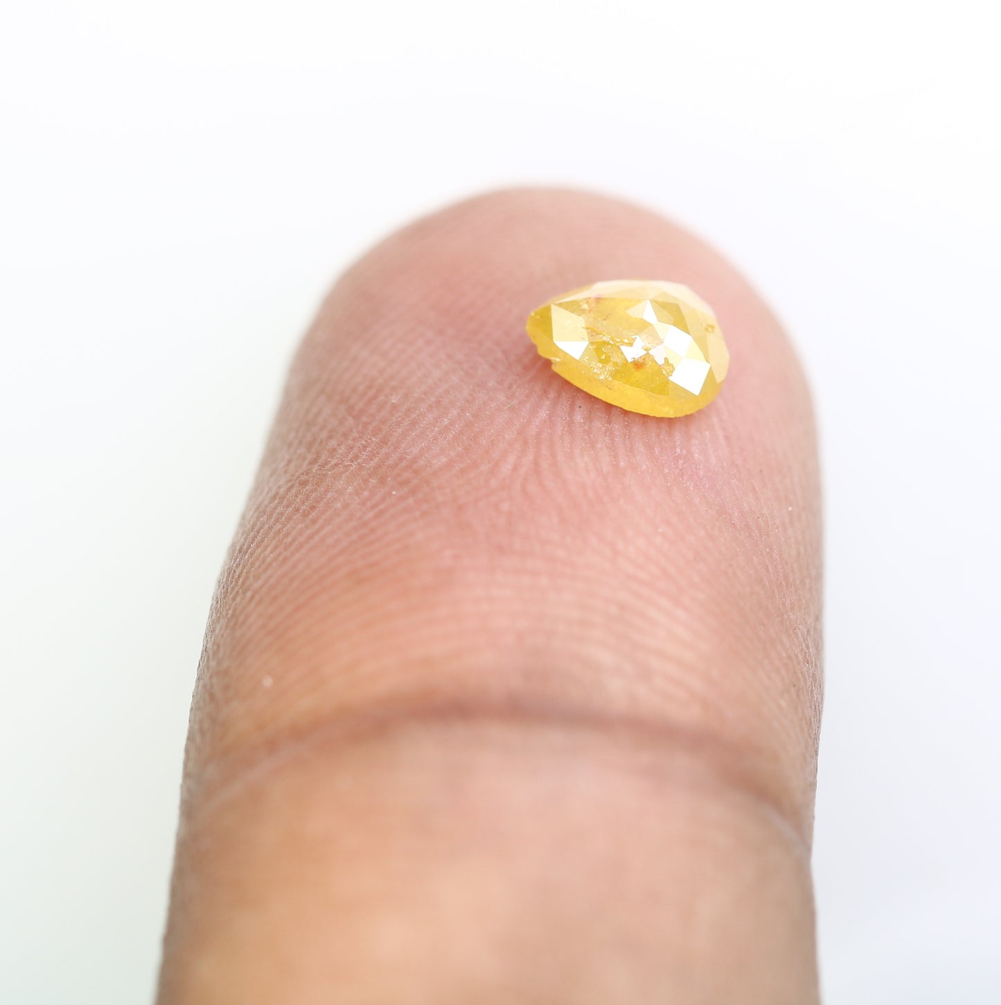 0.55 CT Pear Shape 5.90 MM Fancy Yellow Color Diamond For Designer Jewelry - JayKrishna Diamond