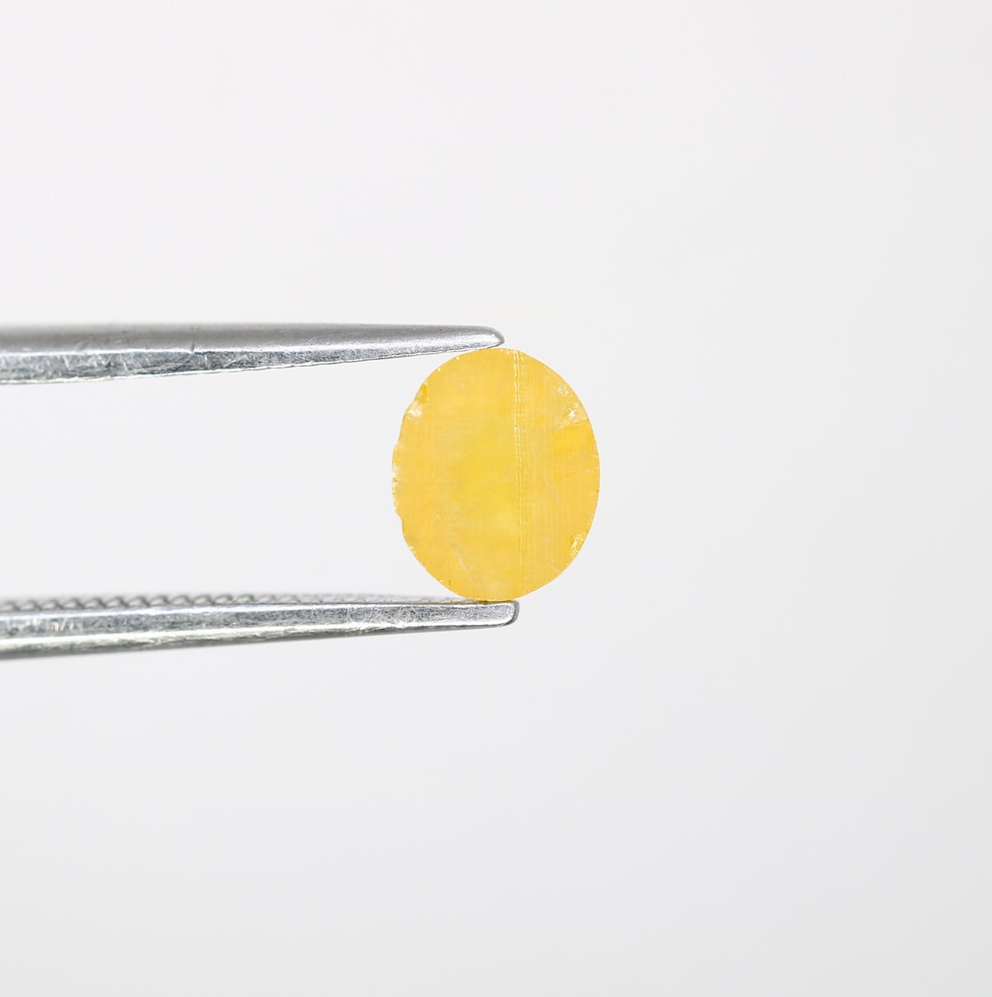 0.52 CT 5.90 MM Fancy Yellow Oval Shape Natural Diamond For Promise Ring - JayKrishna Diamond