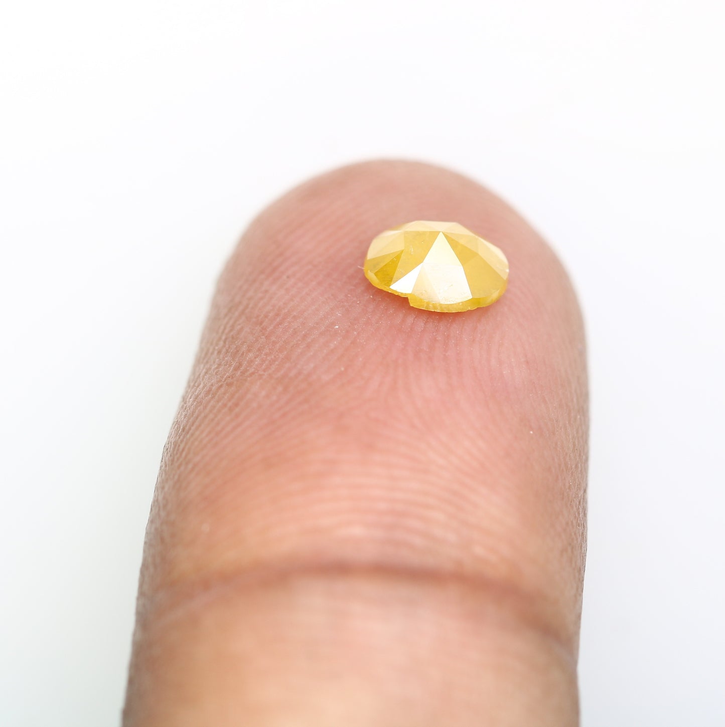 0.52 CT 5.90 MM Fancy Yellow Oval Shape Natural Diamond For Promise Ring - JayKrishna Diamond
