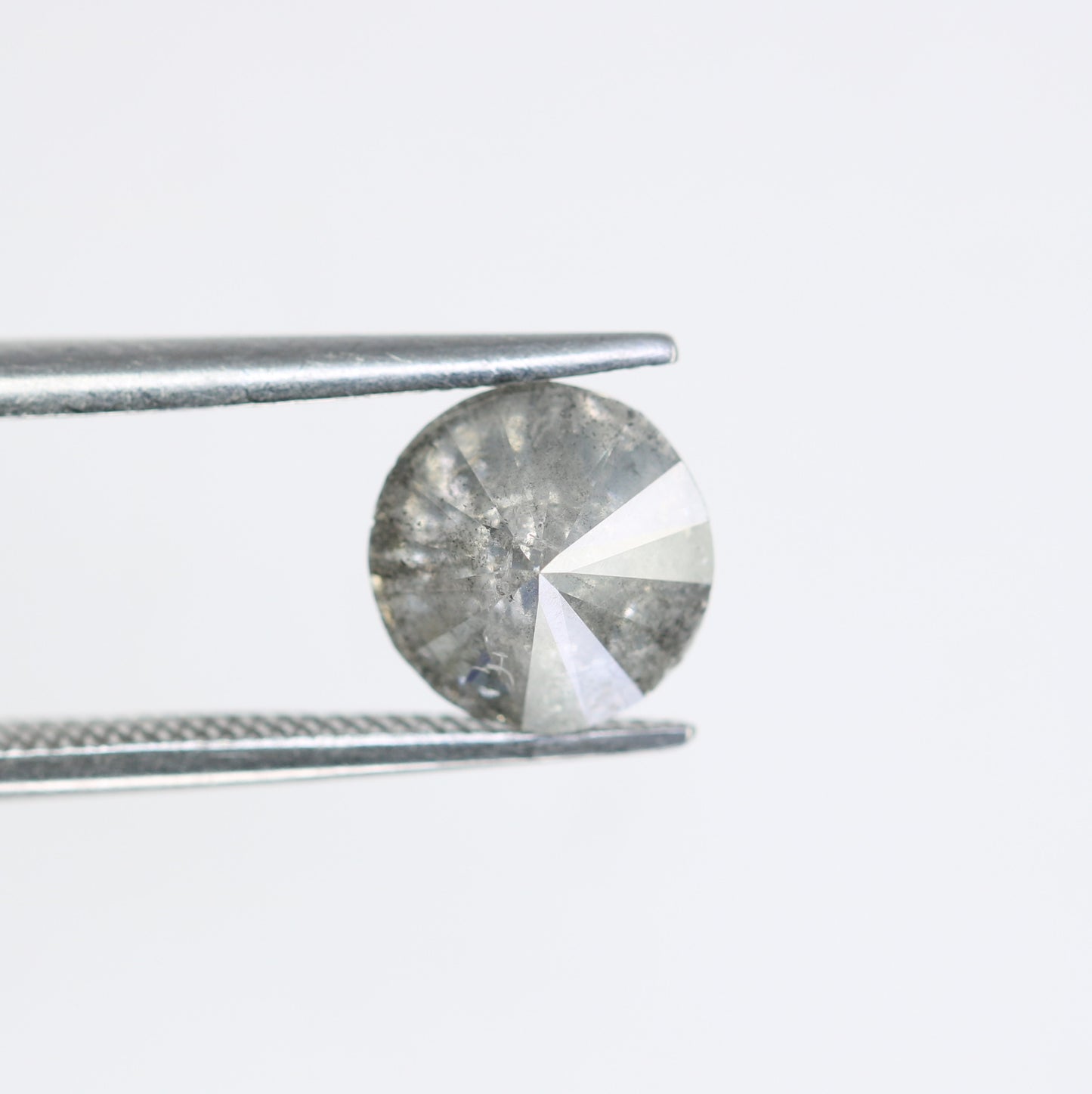 Salt And Pepper Diamond Ring 1.65 Carat Round Brilliant Cut Diamond - JayKrishna Diamond