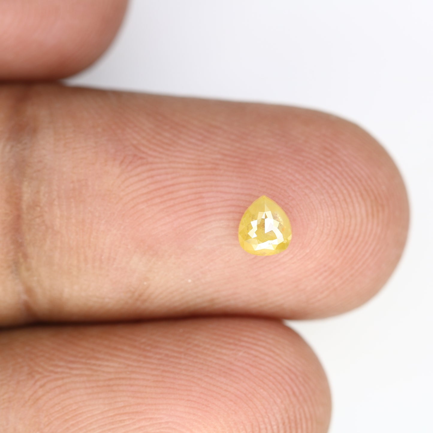 0.26 CT Fancy Yellow Pear Shape 4.40 MM Diamond – Ideal for Engagement Rings | Stunning Fancy Yellow Pear Diamond - JayKrishna Diamond