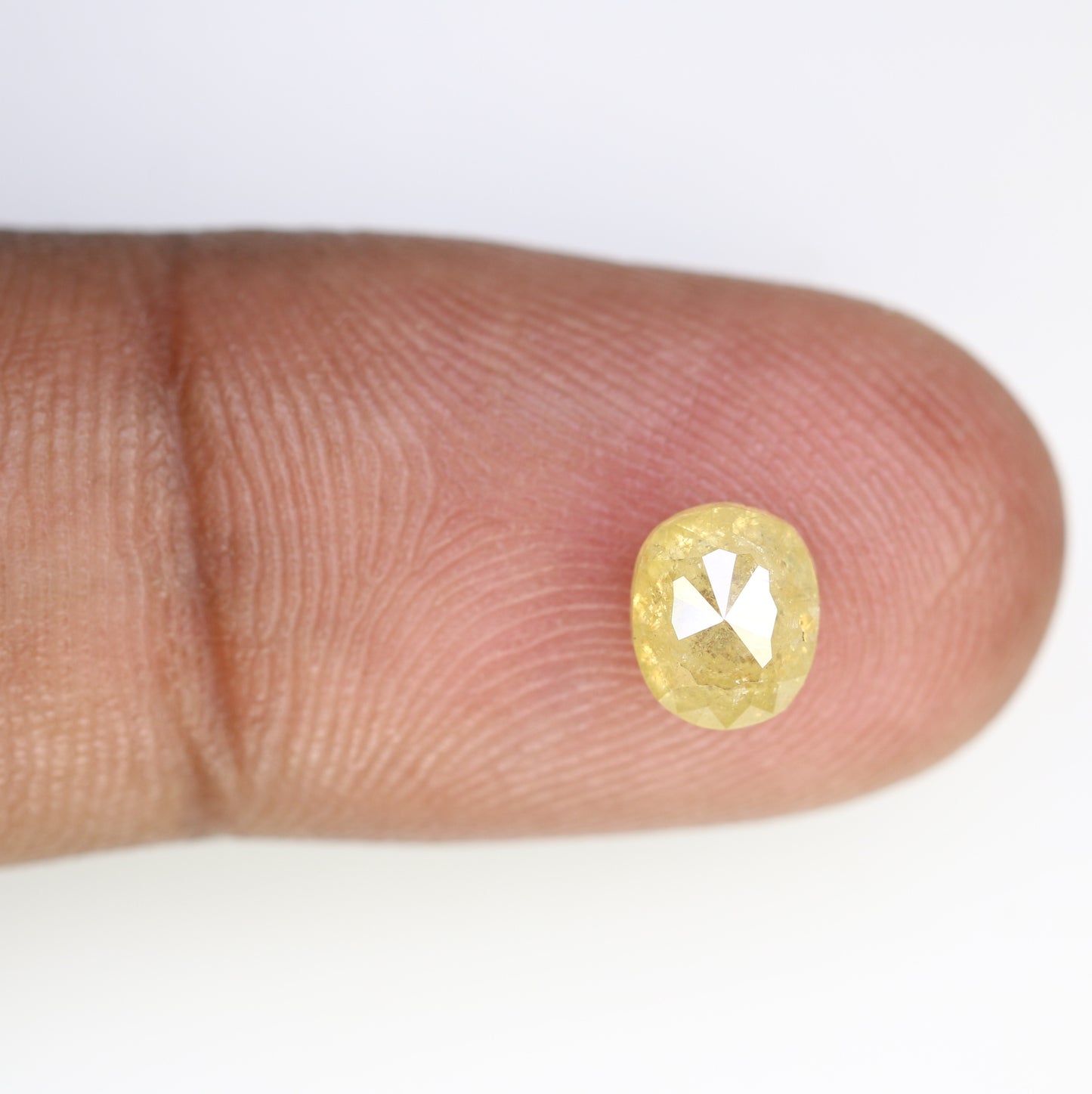 1.28 CT Light Yellow Oval Shape Loose Diamond For Engagement Ring - JayKrishna Diamond