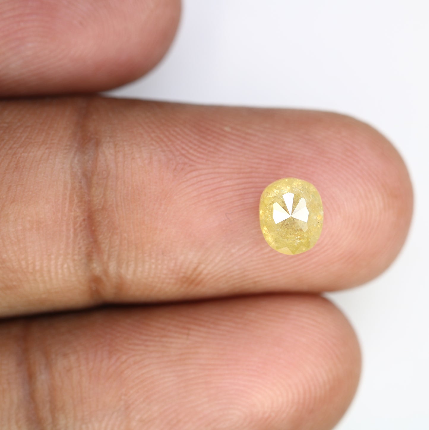 1.28 CT Light Yellow Oval Shape Loose Diamond For Engagement Ring - JayKrishna Diamond