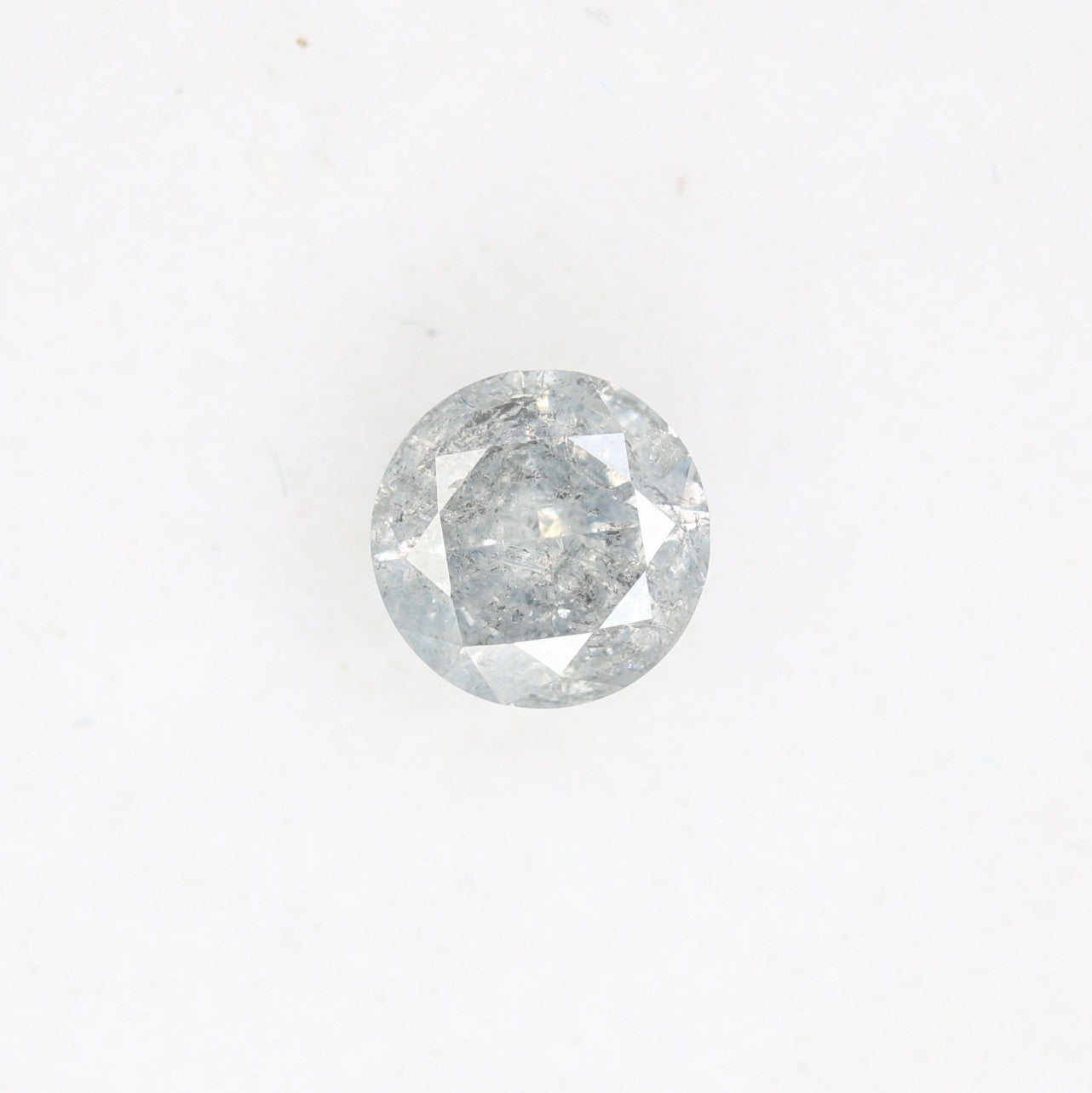 0.39 CT 4.70 MM Natural Loose Round Brilliant Cut Salt and Pepper Diamond for Custom Engagement Rings, Unique Fine Jewelry & Ethical Bridal Jewelry - JayKrishna Diamond