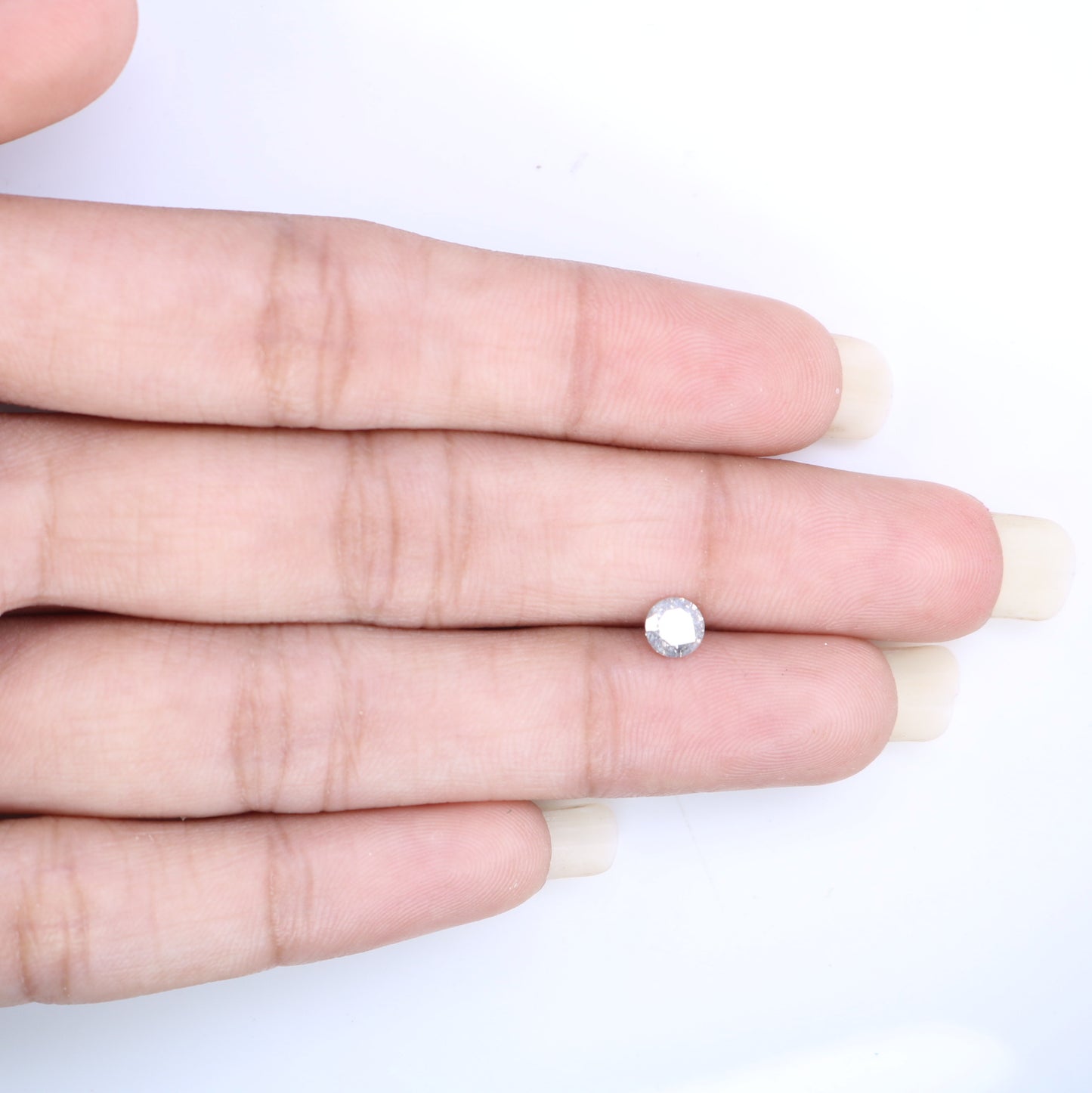 0.39 CT 4.70 MM Natural Loose Round Brilliant Cut Salt and Pepper Diamond for Custom Engagement Rings, Unique Fine Jewelry & Ethical Bridal Jewelry - JayKrishna Diamond