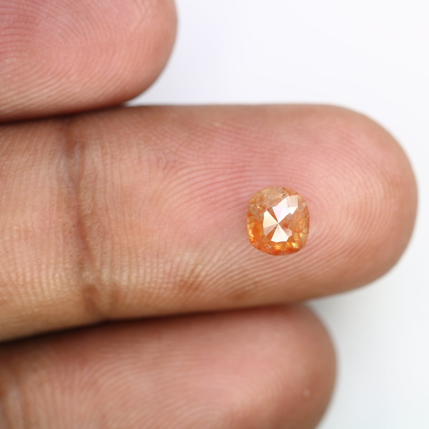 1.07 CT Peach Cushion Shape Loose Diamond For Engagement Ring - JayKrishna Diamond